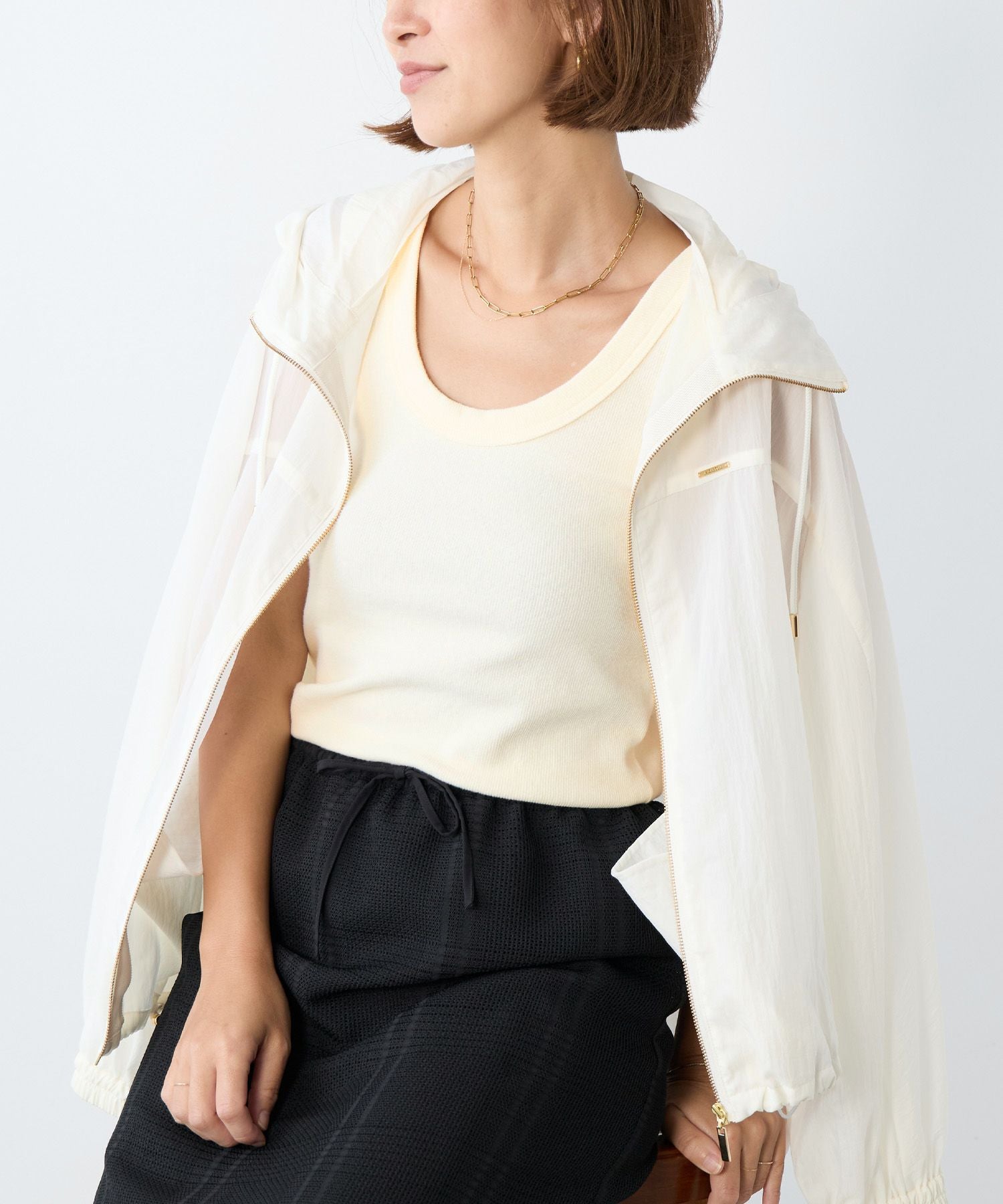30%off]リネンブレンドテレコリブタンクトップ | MICA&DEAL ONLINE STORE