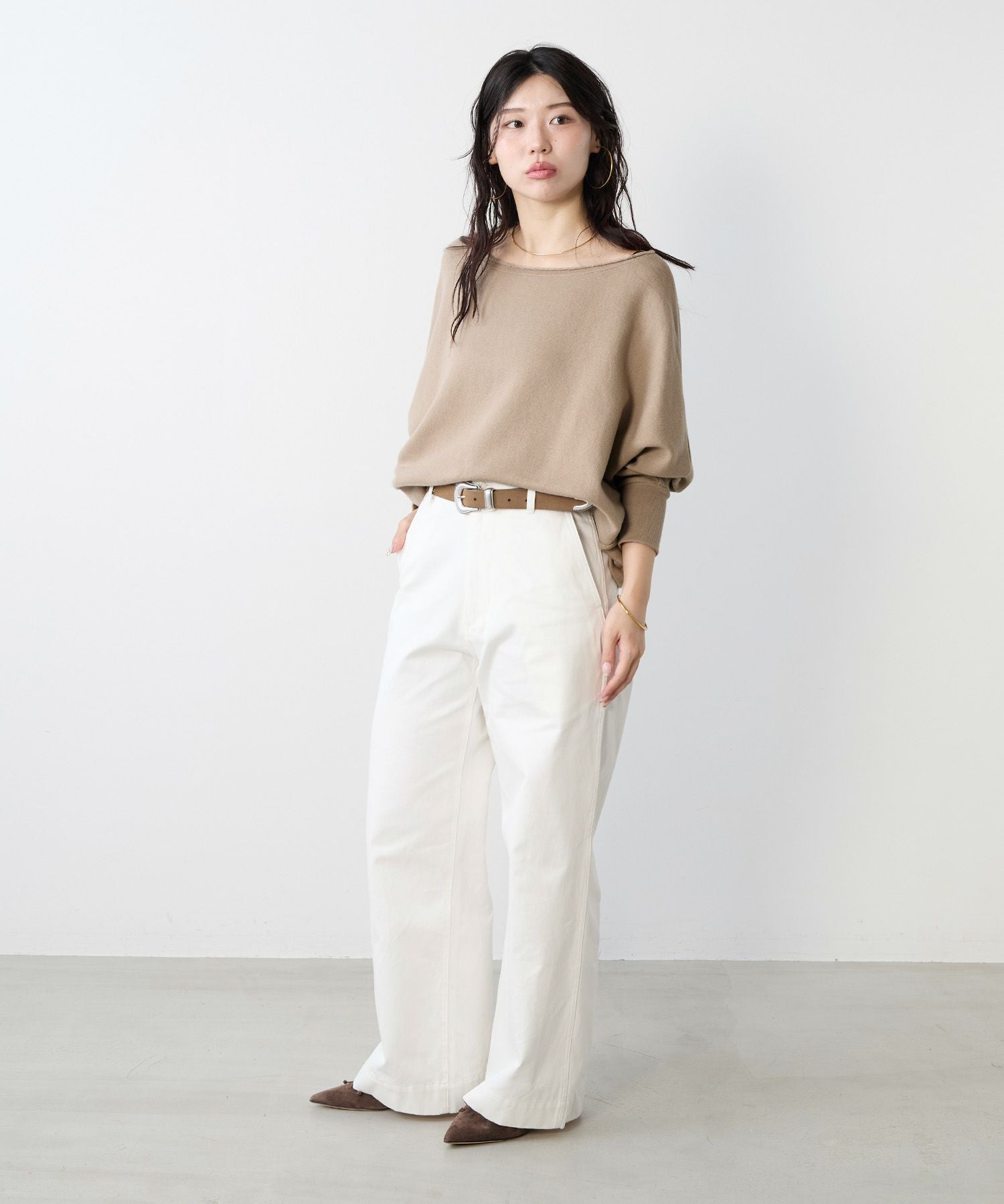 30%off]リネンブレンドドルマンルーズスウェット | MICA&DEAL ONLINE STORE