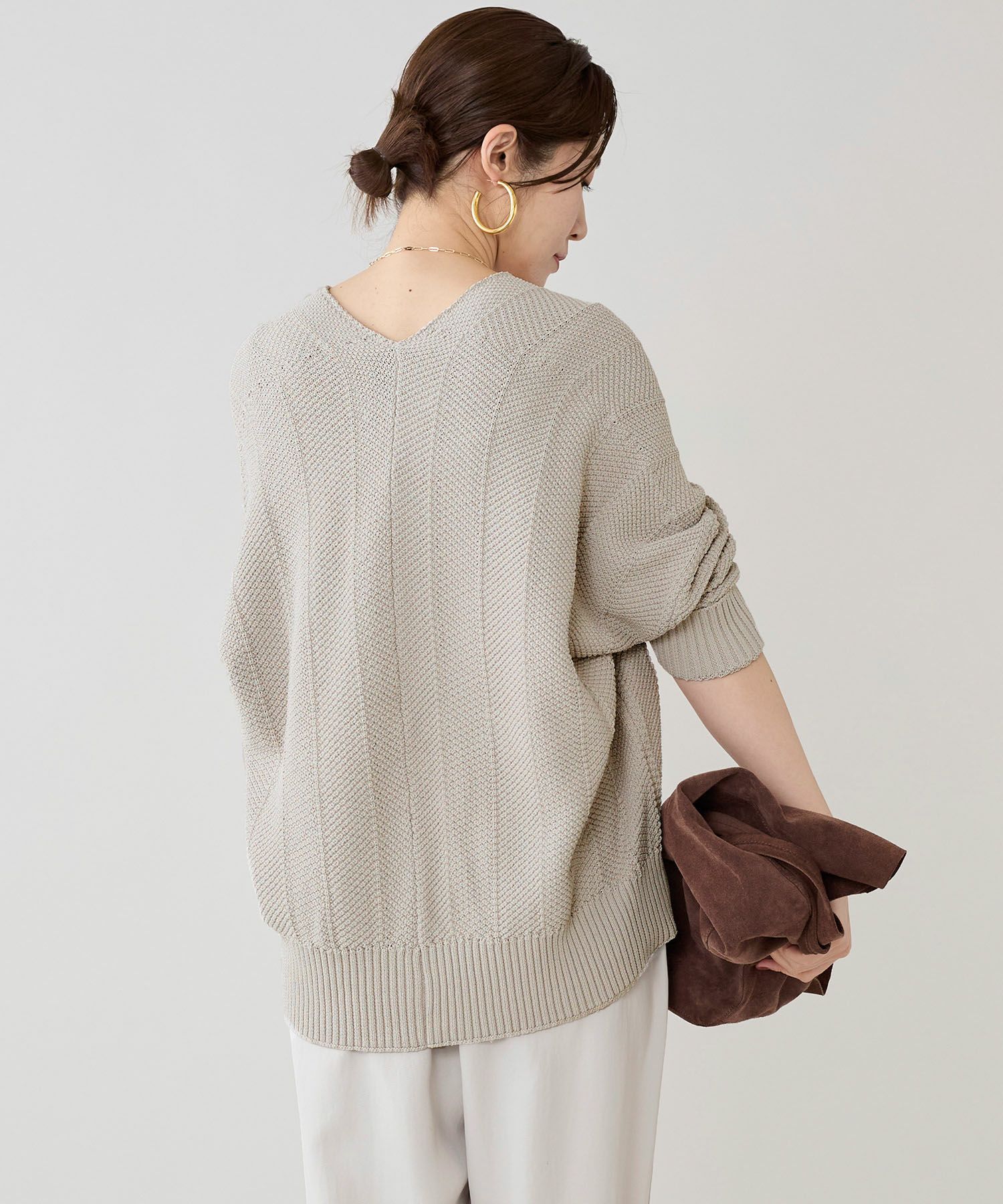 marmors】herringbone knit cardigan | MICA&DEAL ONLINE STORE