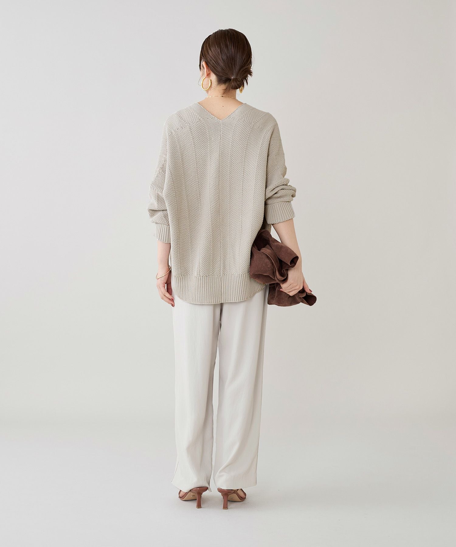 30%off]【marmors】herringbone knit cardigan | MICA&DEAL ONLINE STORE