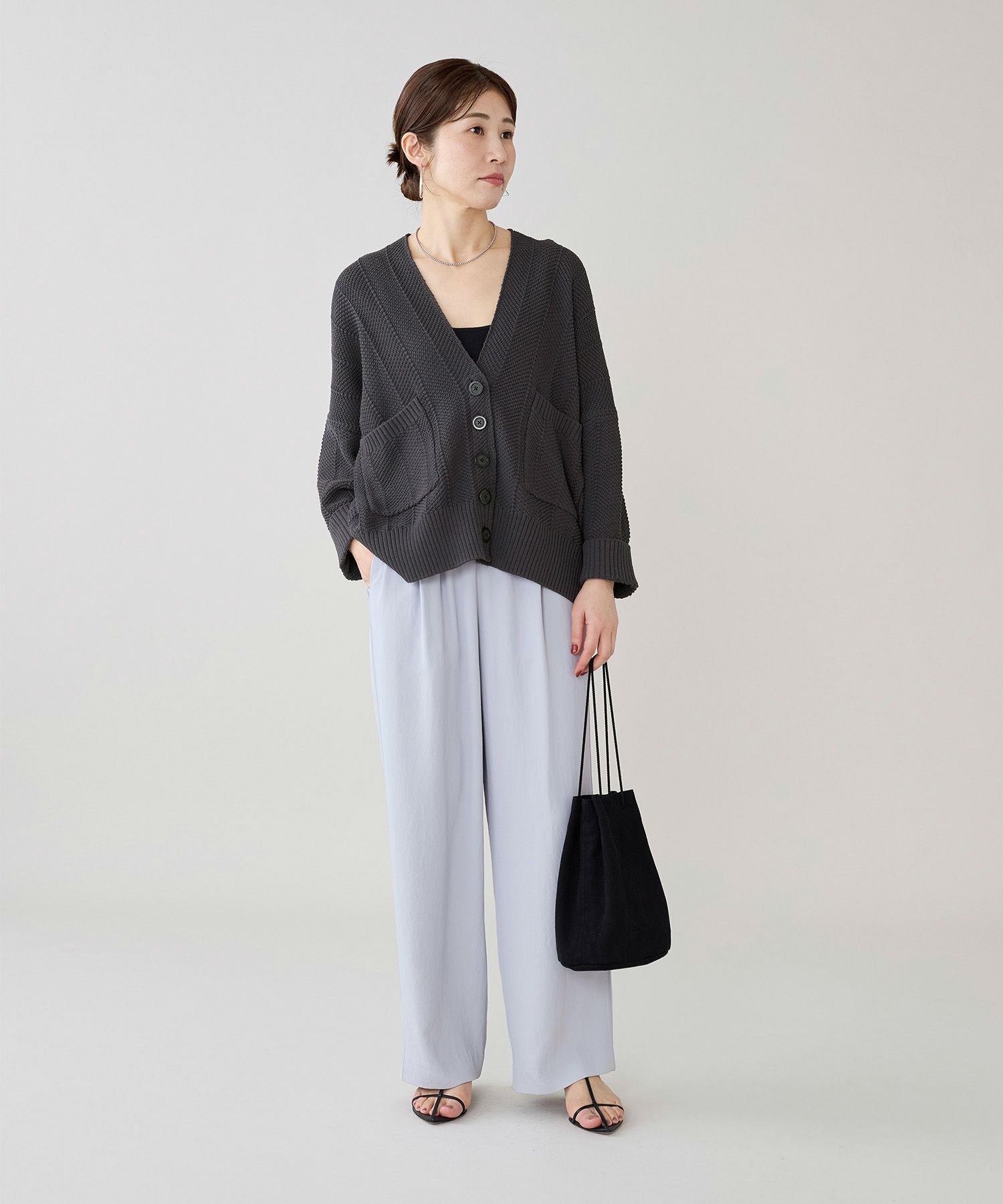 marmors】herringbone knit cardigan | MICA&DEAL ONLINE STORE