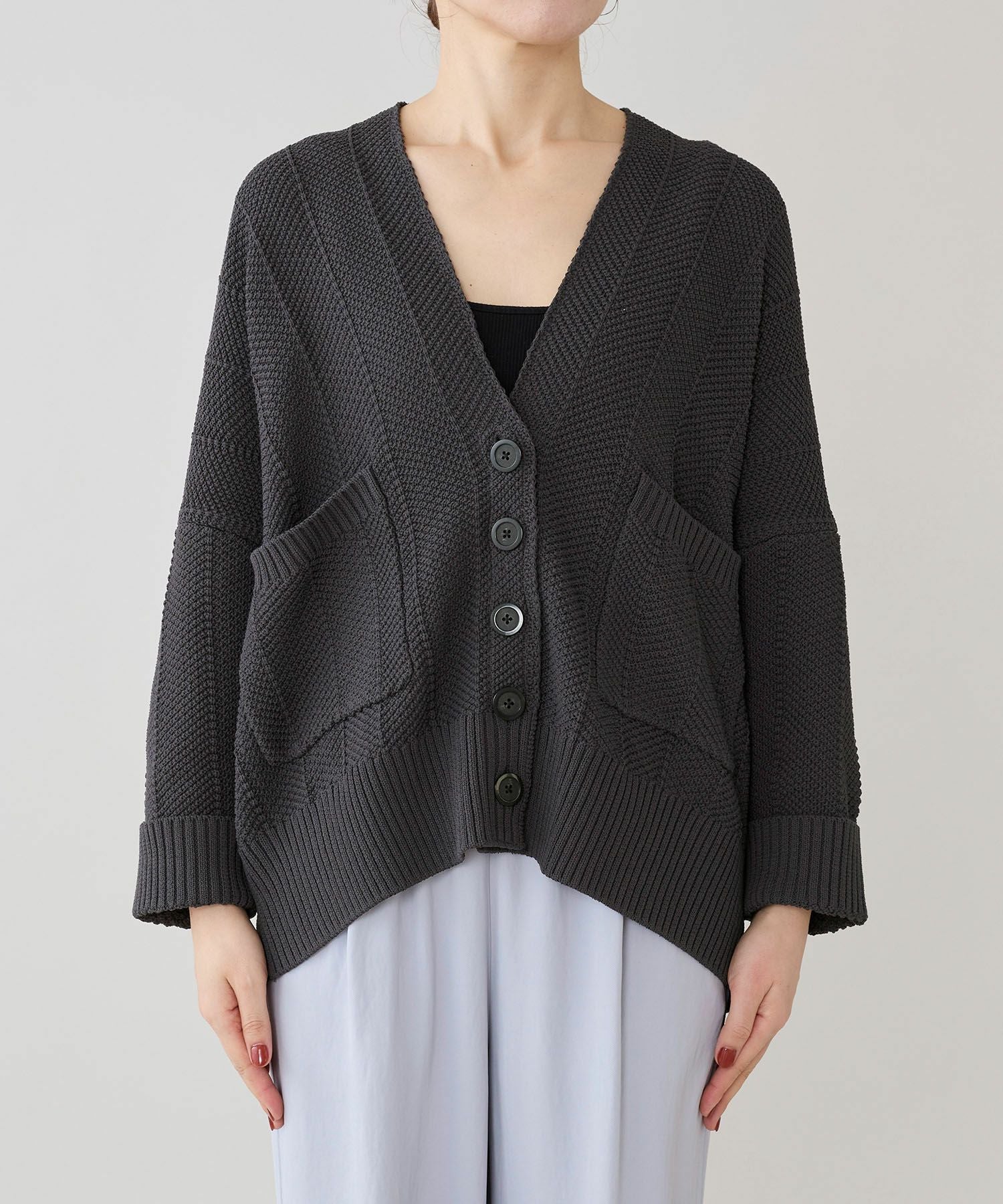 marmors】herringbone knit cardigan | MICA&DEAL ONLINE STORE