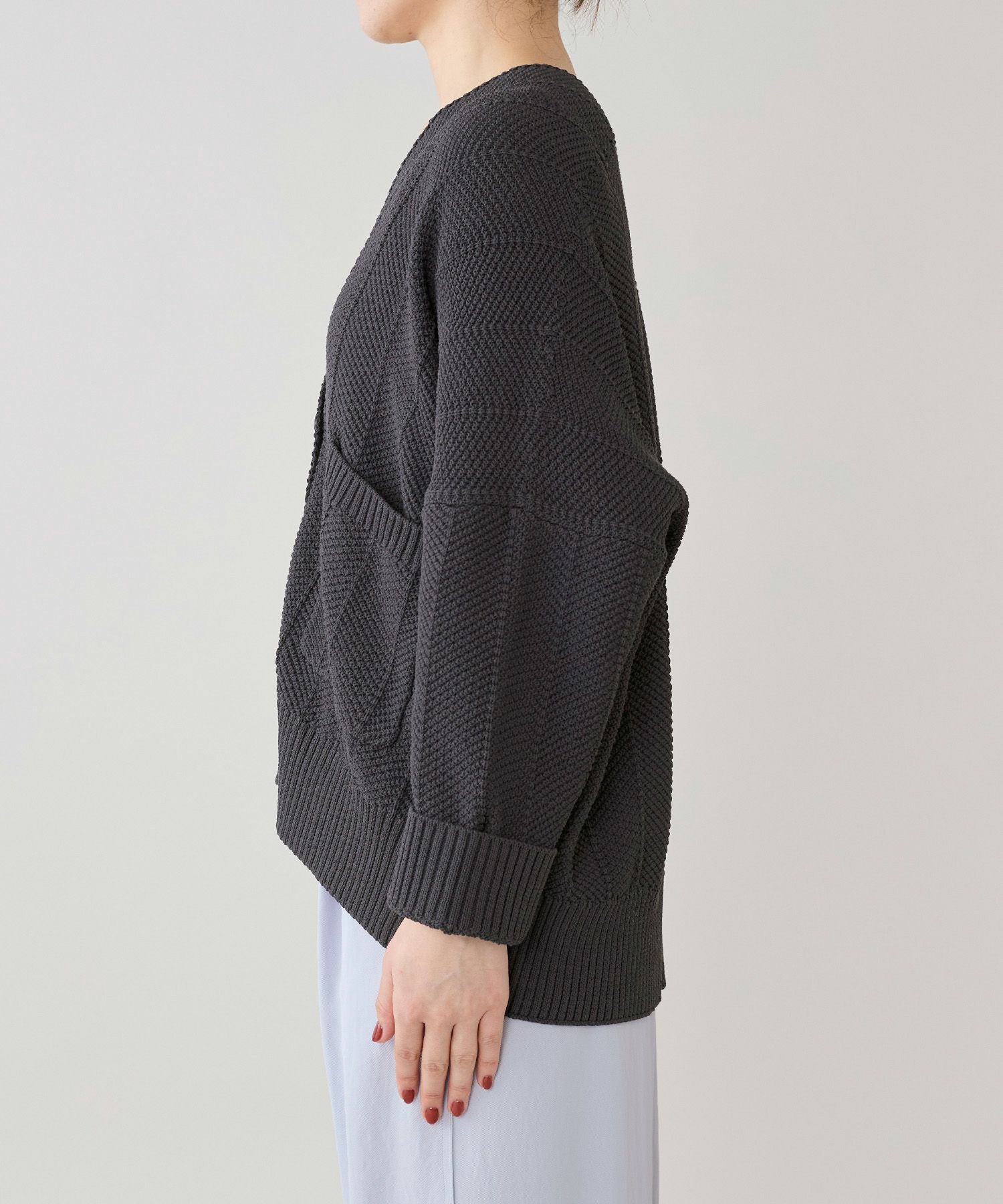 marmors】herringbone knit cardigan | MICA&DEAL ONLINE STORE