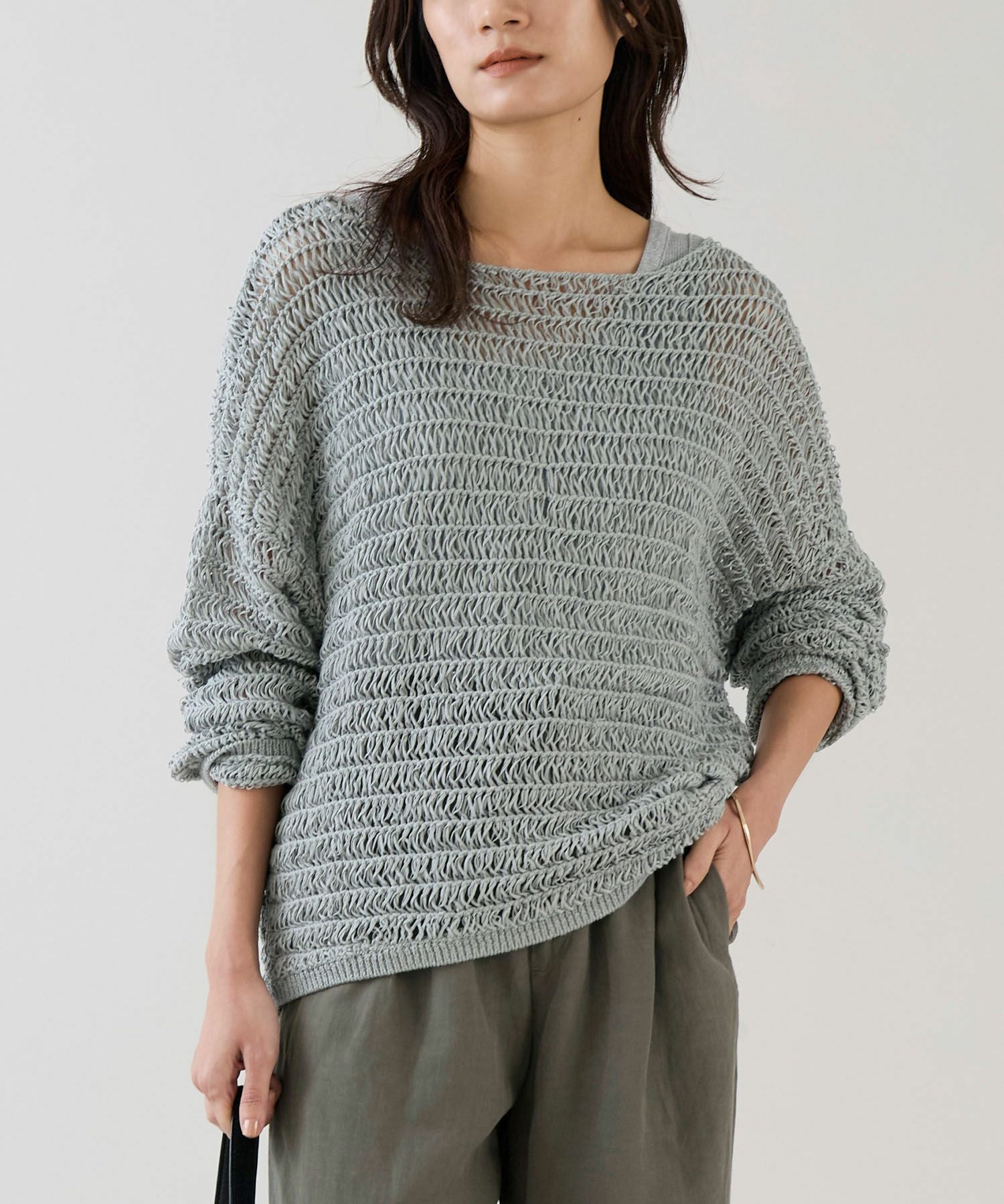 marmors】ladder knitting pullover | MICA&DEAL ONLINE STORE