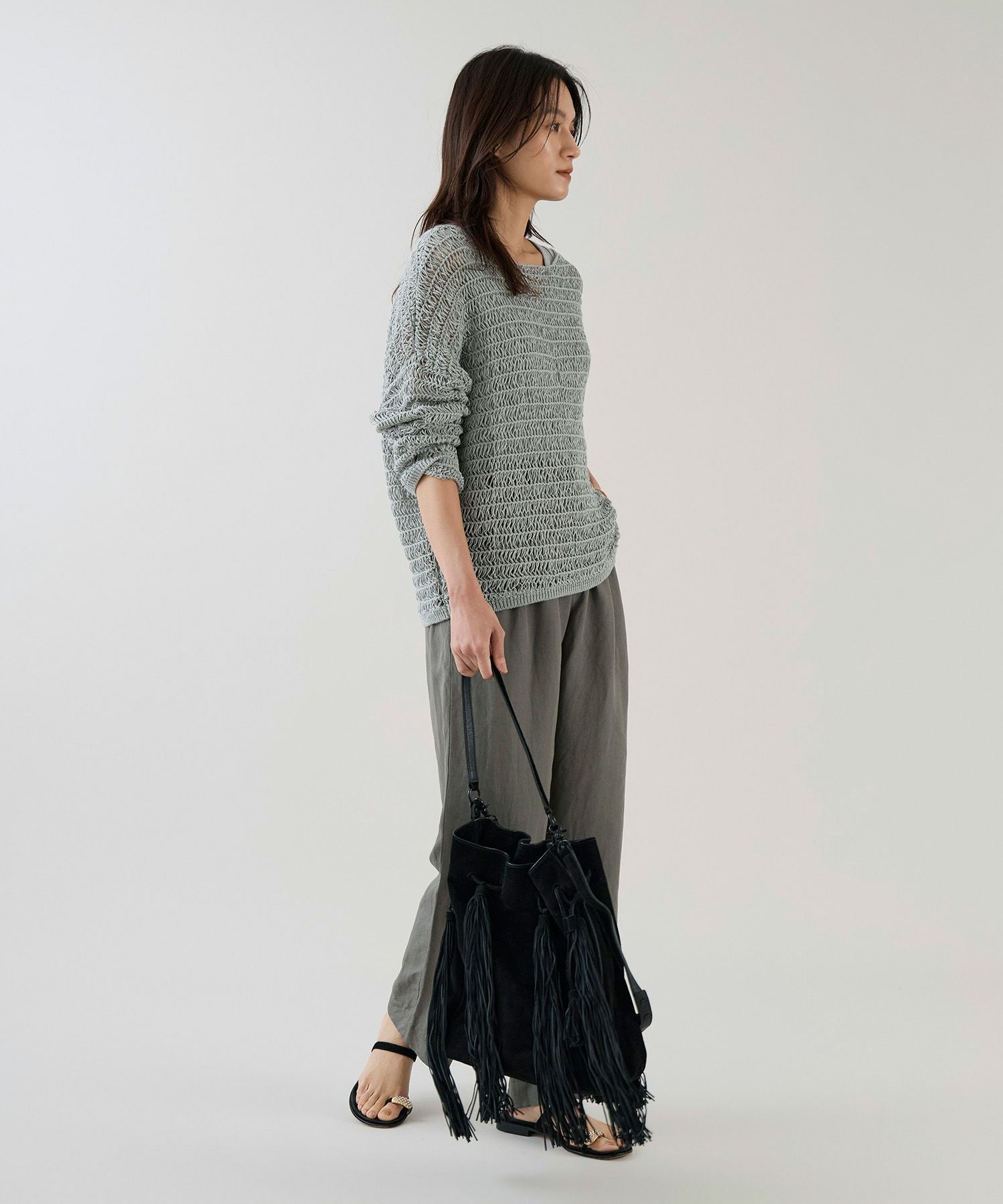 marmors】ladder knitting pullover | MICA&DEAL ONLINE STORE