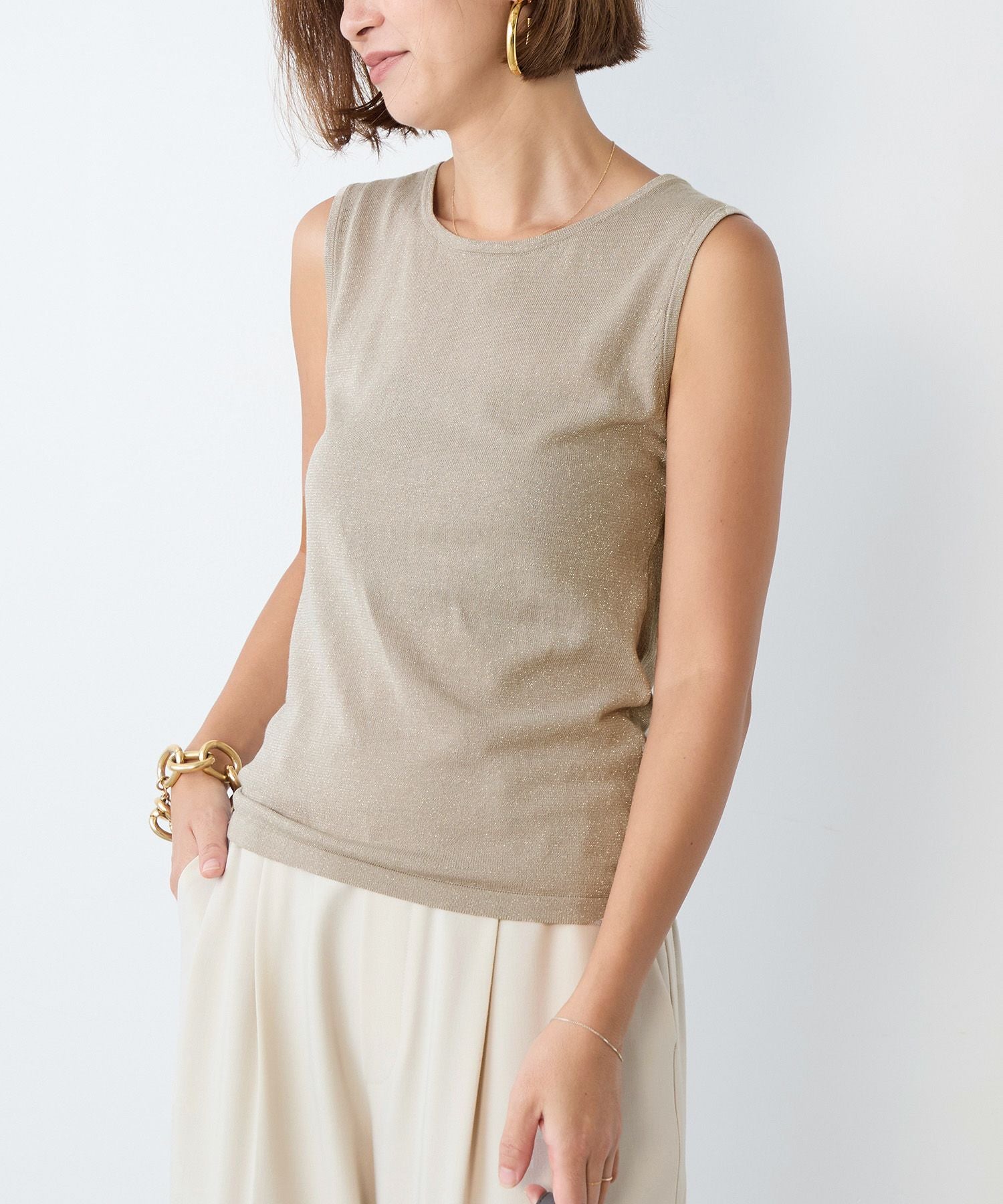 ラメニットタンクトップ | MICA&DEAL ONLINE STORE