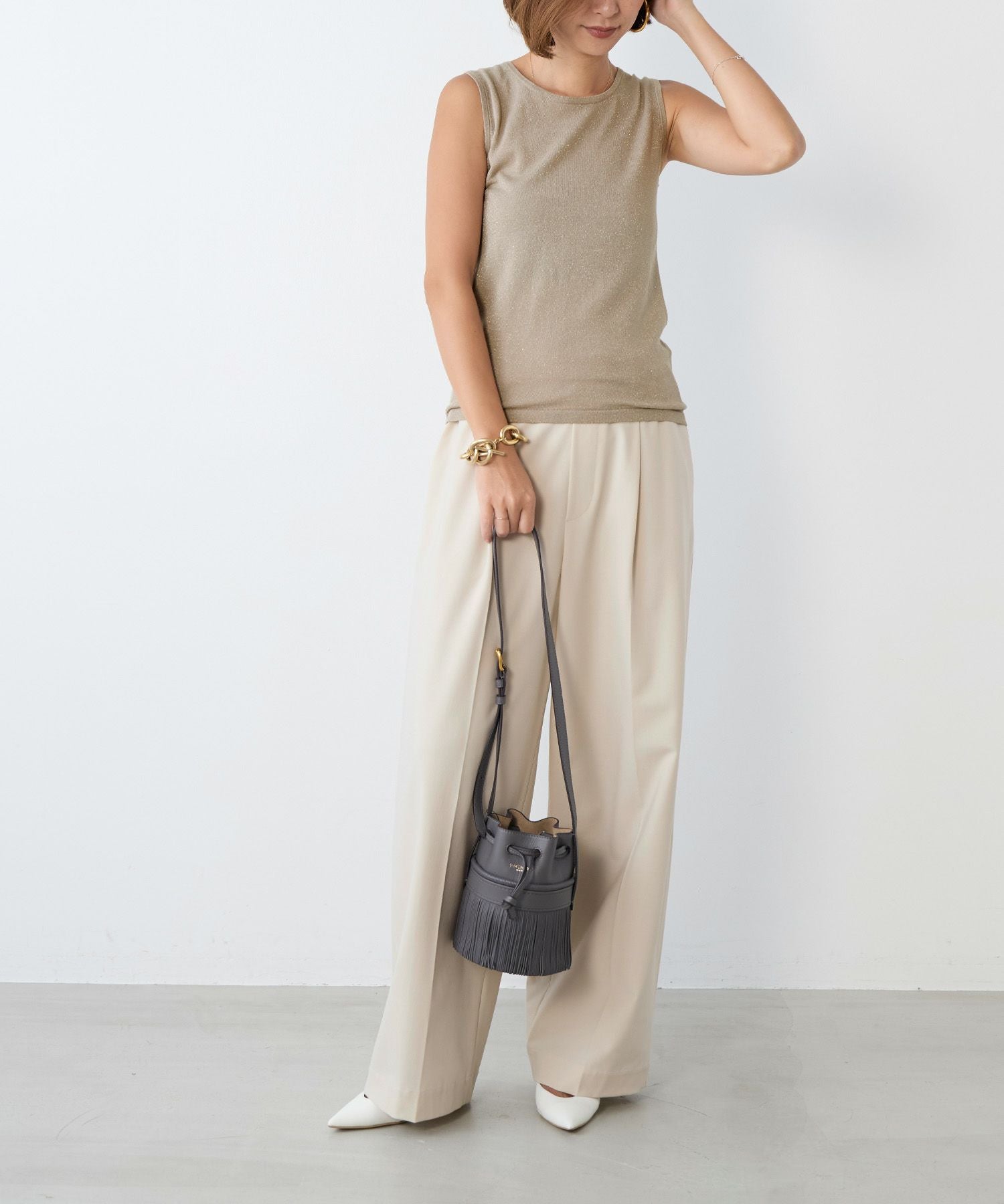 ラメニットタンクトップ | MICA&DEAL ONLINE STORE