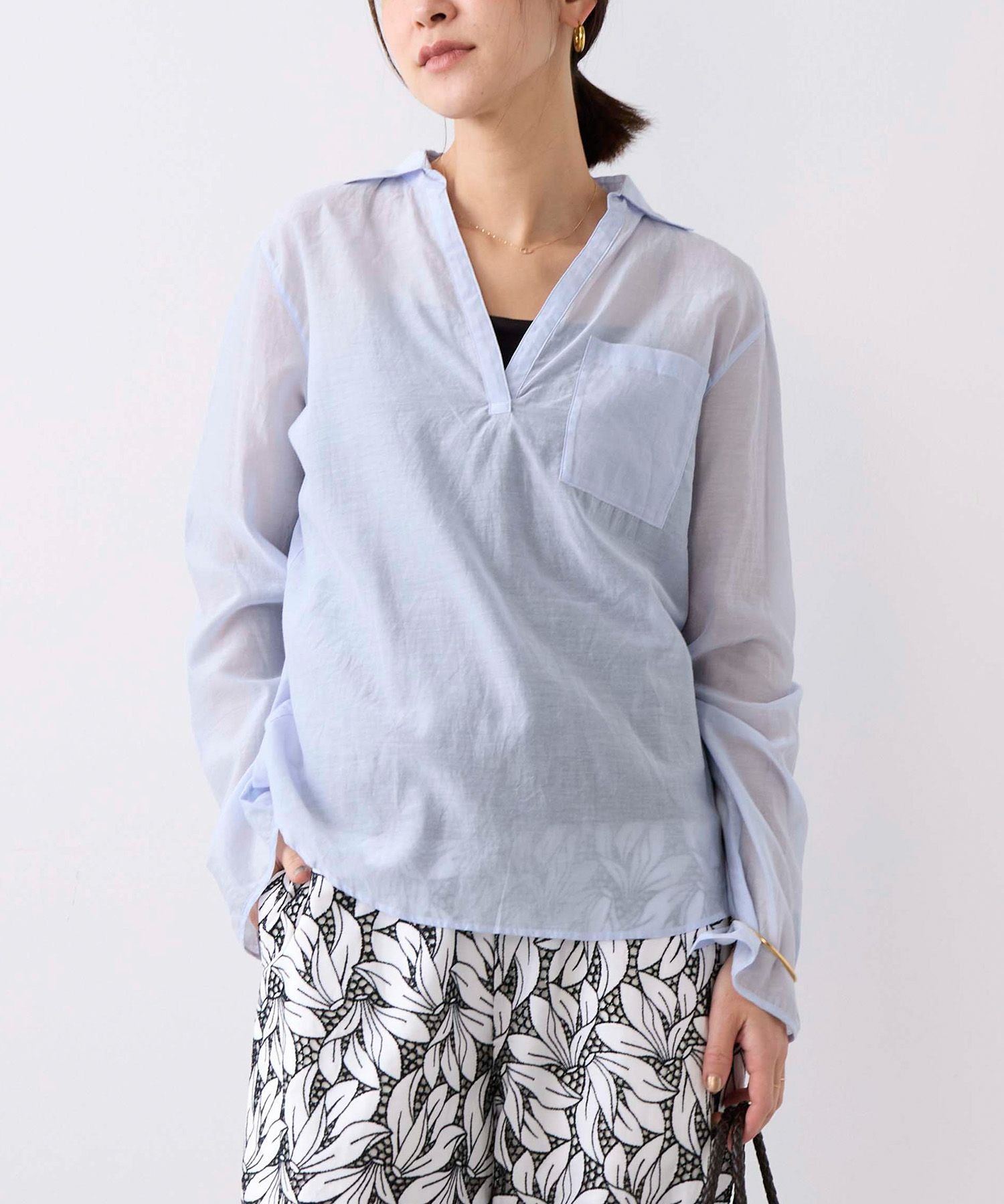 30%off]【TICCA】コットンシルクスキッパーシャツ | MICA&DEAL ONLINE