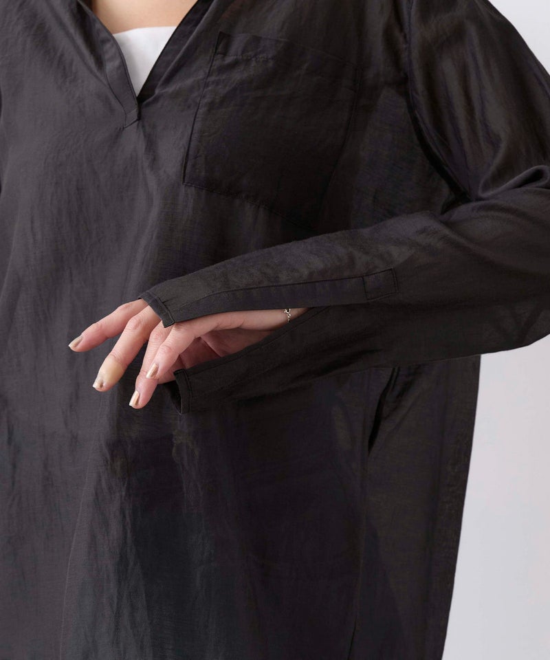 TICCA】コットンシルクスキッパーシャツ | MICA&DEAL ONLINE STORE