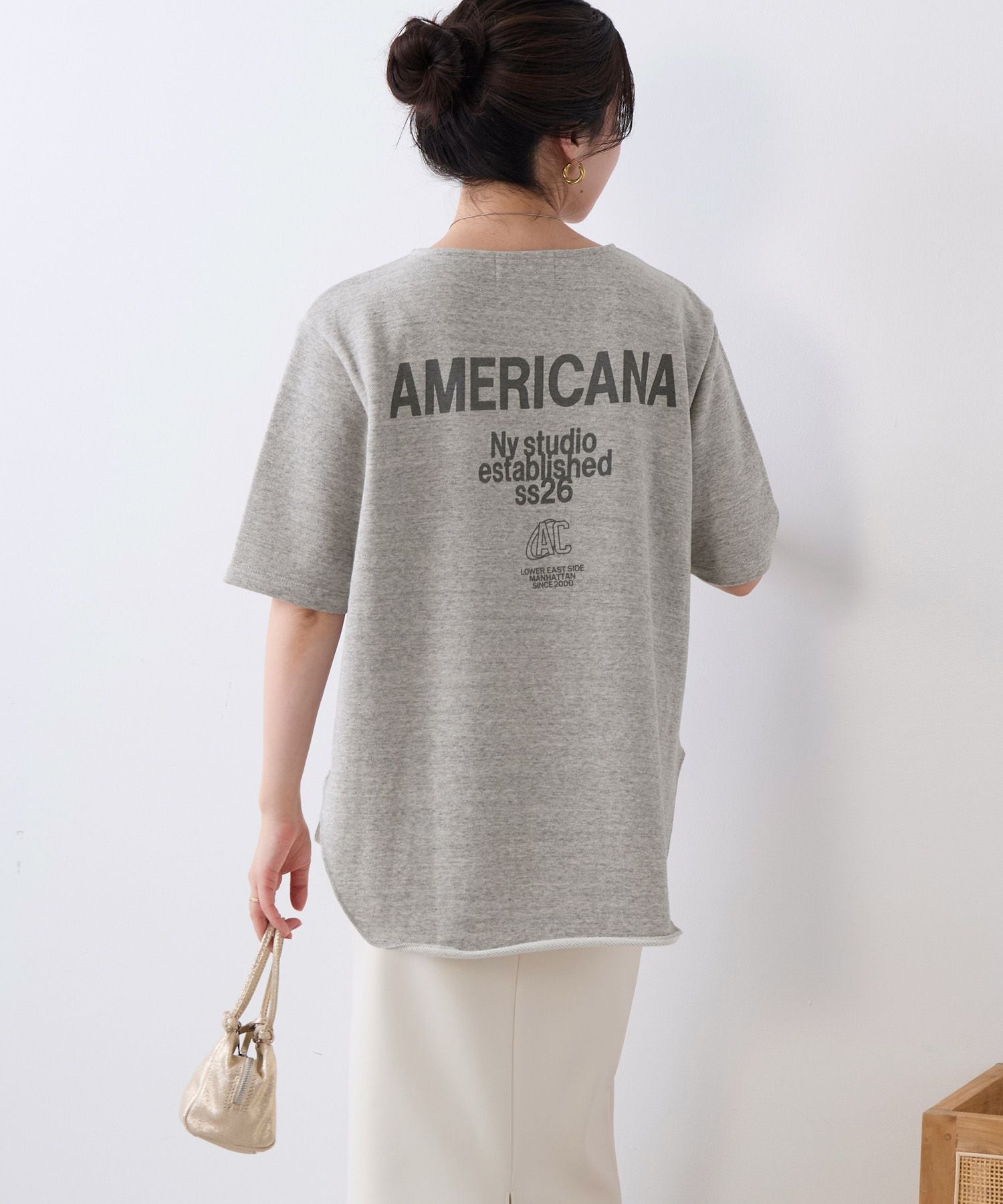 Americana バックロゴ裏毛パーカー AMERICANA】別注-バックロゴ裏毛スウェット | MICA&DEAL ONLINE STORE