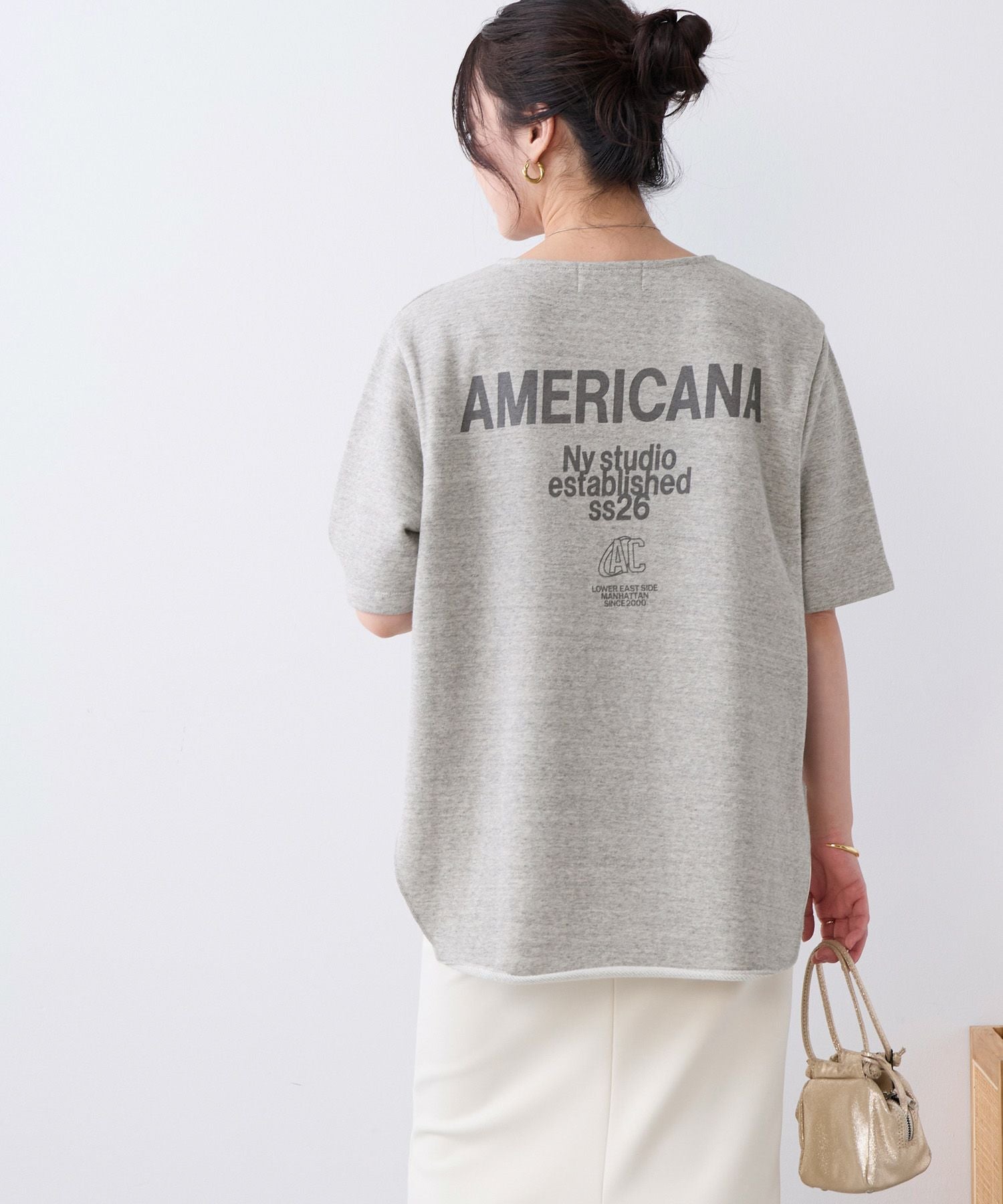 AMERICANA】別注-バックロゴ裏毛スウェット | MICA&DEAL ONLINE STORE