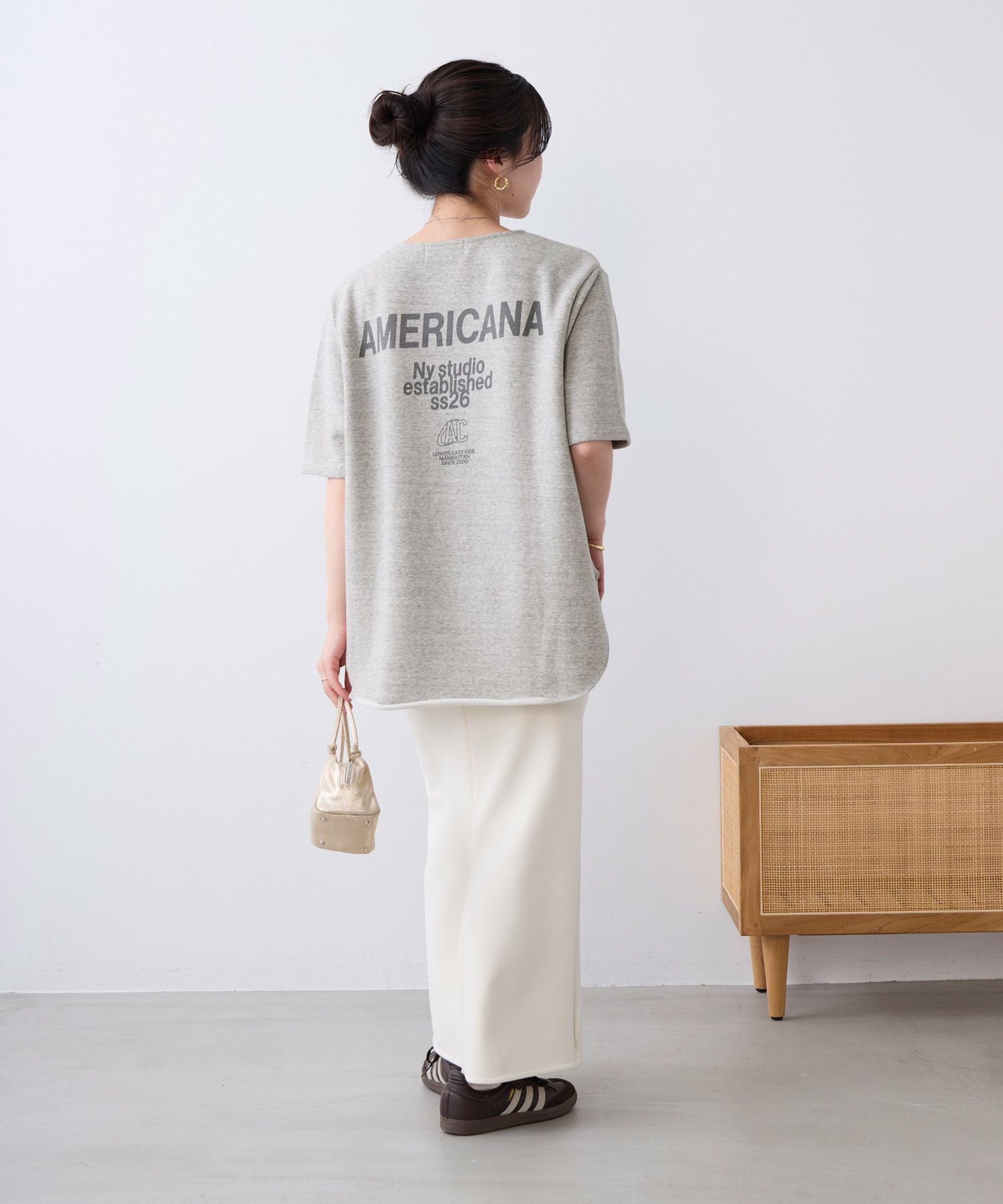 AMERICANA】別注-バックロゴ裏毛スウェット | MICA&DEAL ONLINE STORE