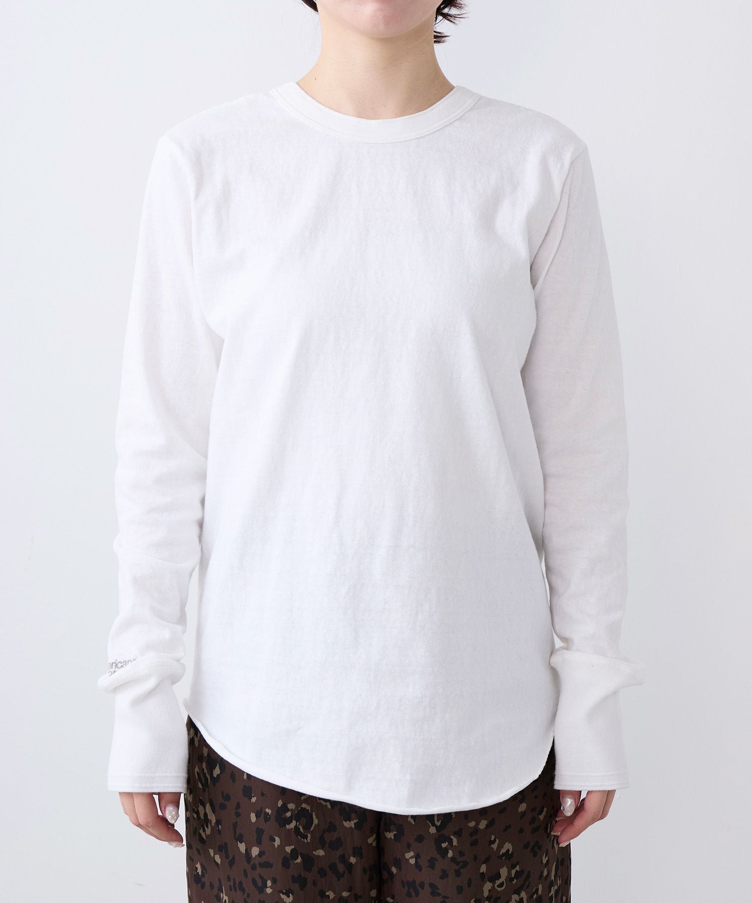AMERICANA】別注-前後2WAYヘンリーネックロングT-shirt | MICA&DEAL AMERICANA】別注-前後2WAYヘンリーネックロングT-shirt | MICA&DEAL