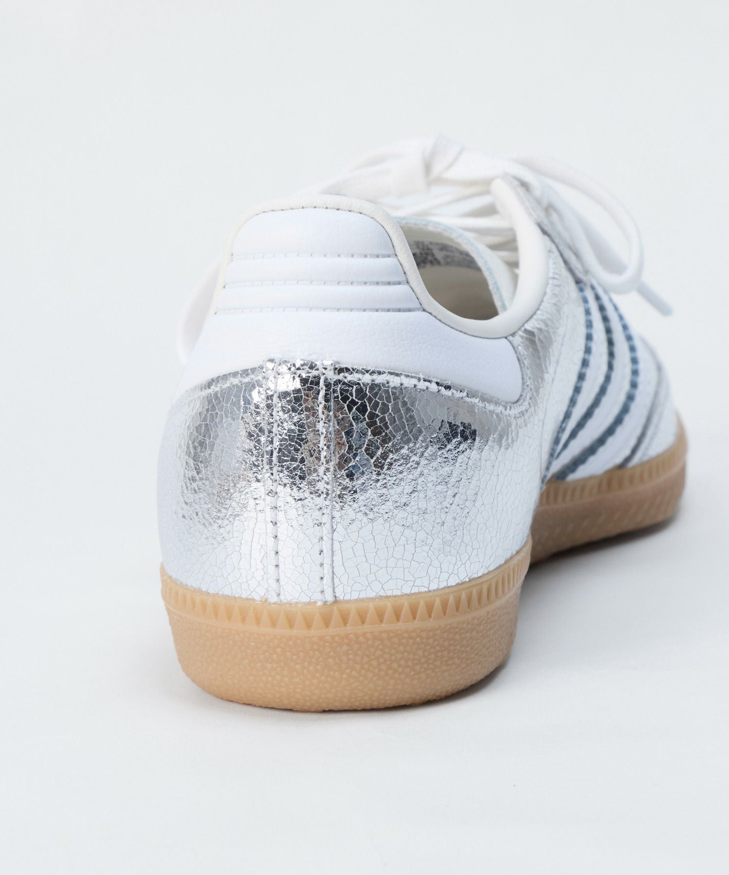 adidas Originals】SAMBA OG W-シルバーメタリックスニーカー