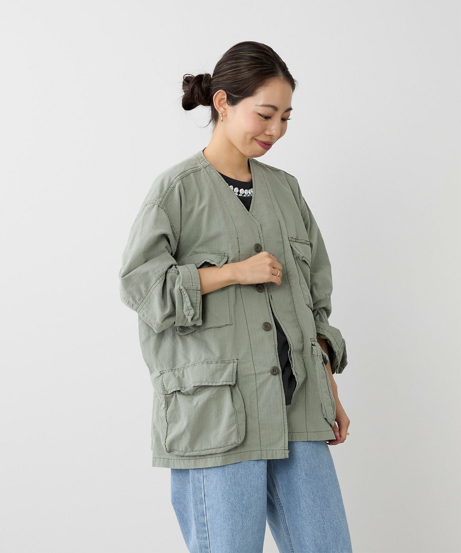 ROTHCO】ノーカラーミリタリージャケット | MICA&DEAL ONLINE STORE