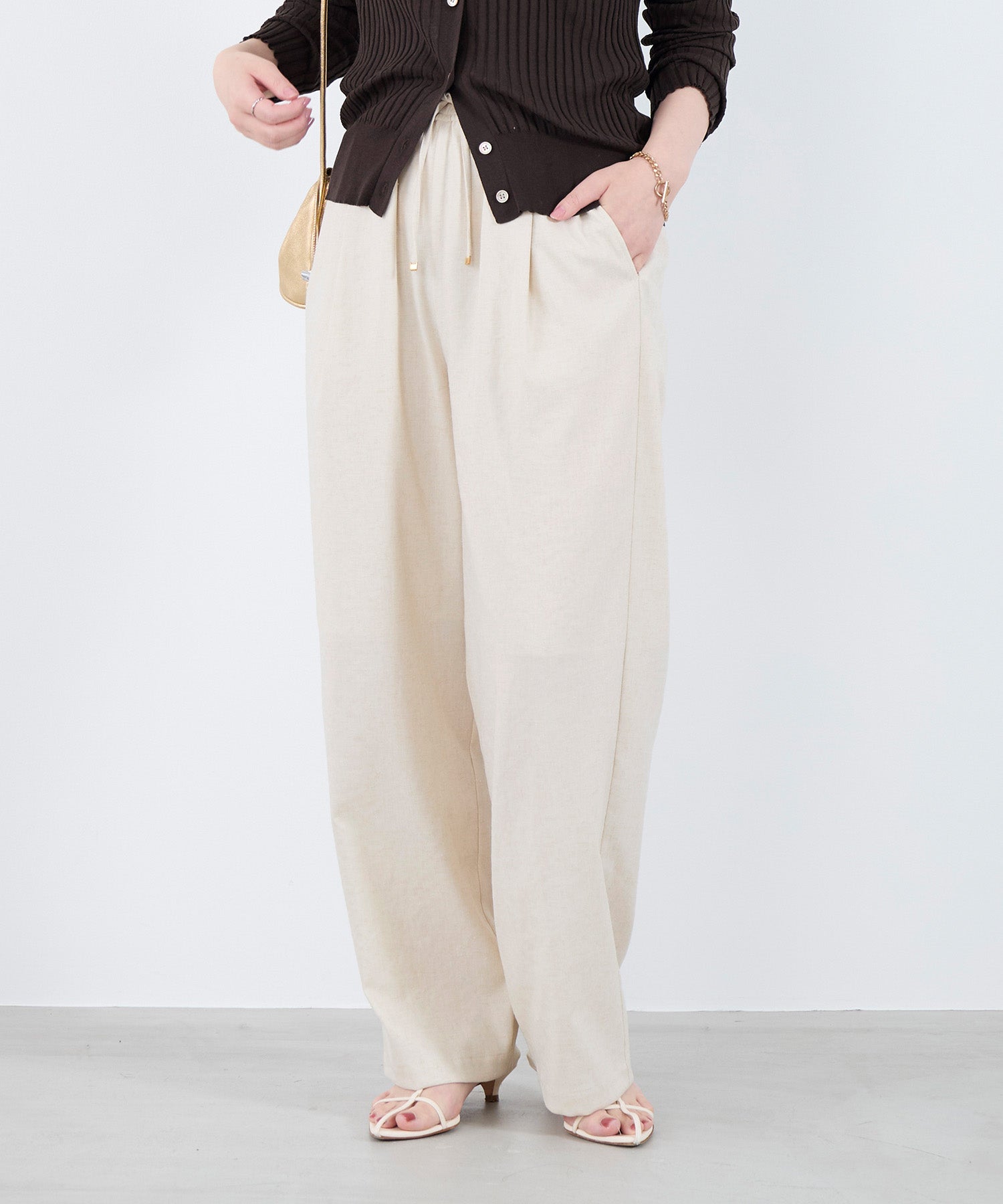 30%off]リネンライクイージーパンツ | MICA&DEAL ONLINE STORE