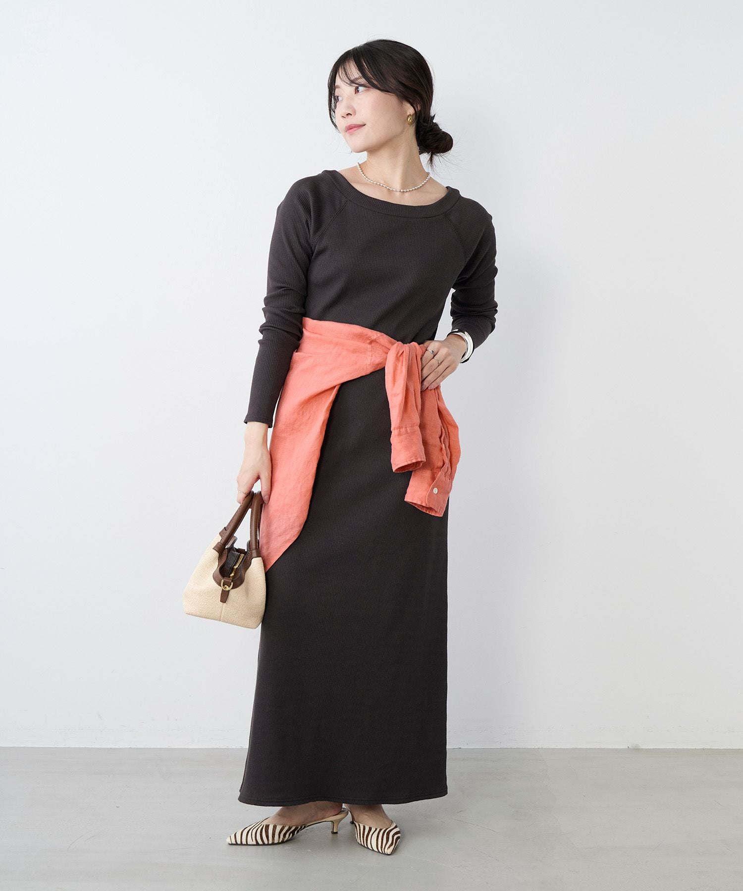 カットリブロングワンピース | MICA&DEAL ONLINE STORE