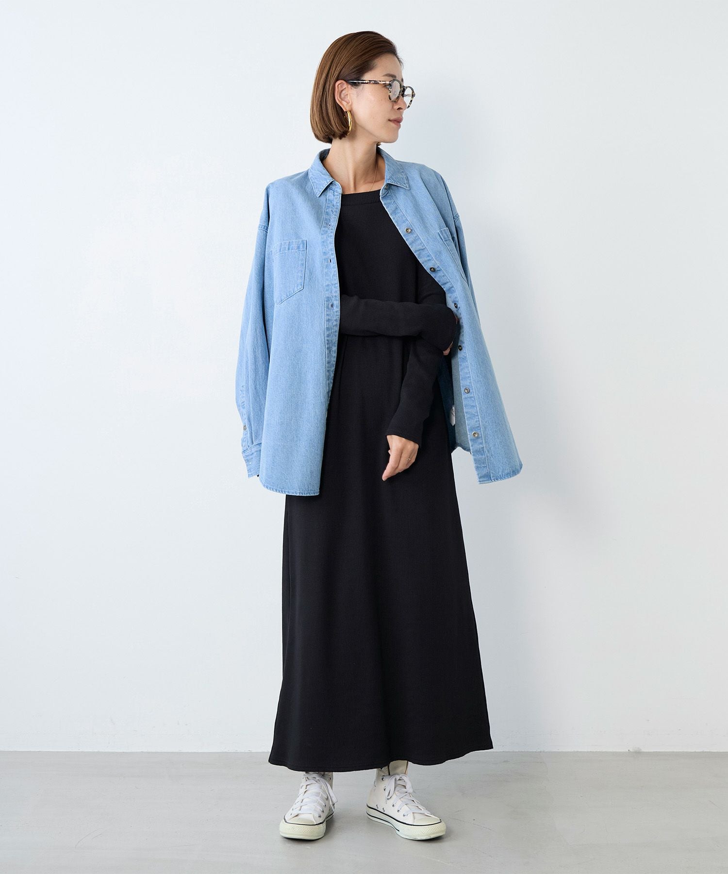30%off]カットリブロングワンピース | MICA&DEAL ONLINE STORE