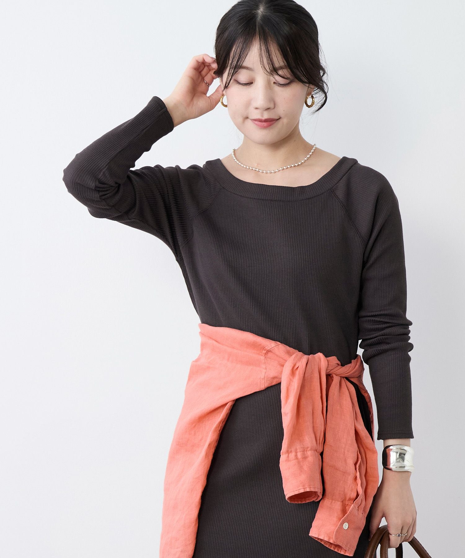 TIME SALE 40%off]カットリブロングワンピース | MICA&DEAL ONLINE STORE