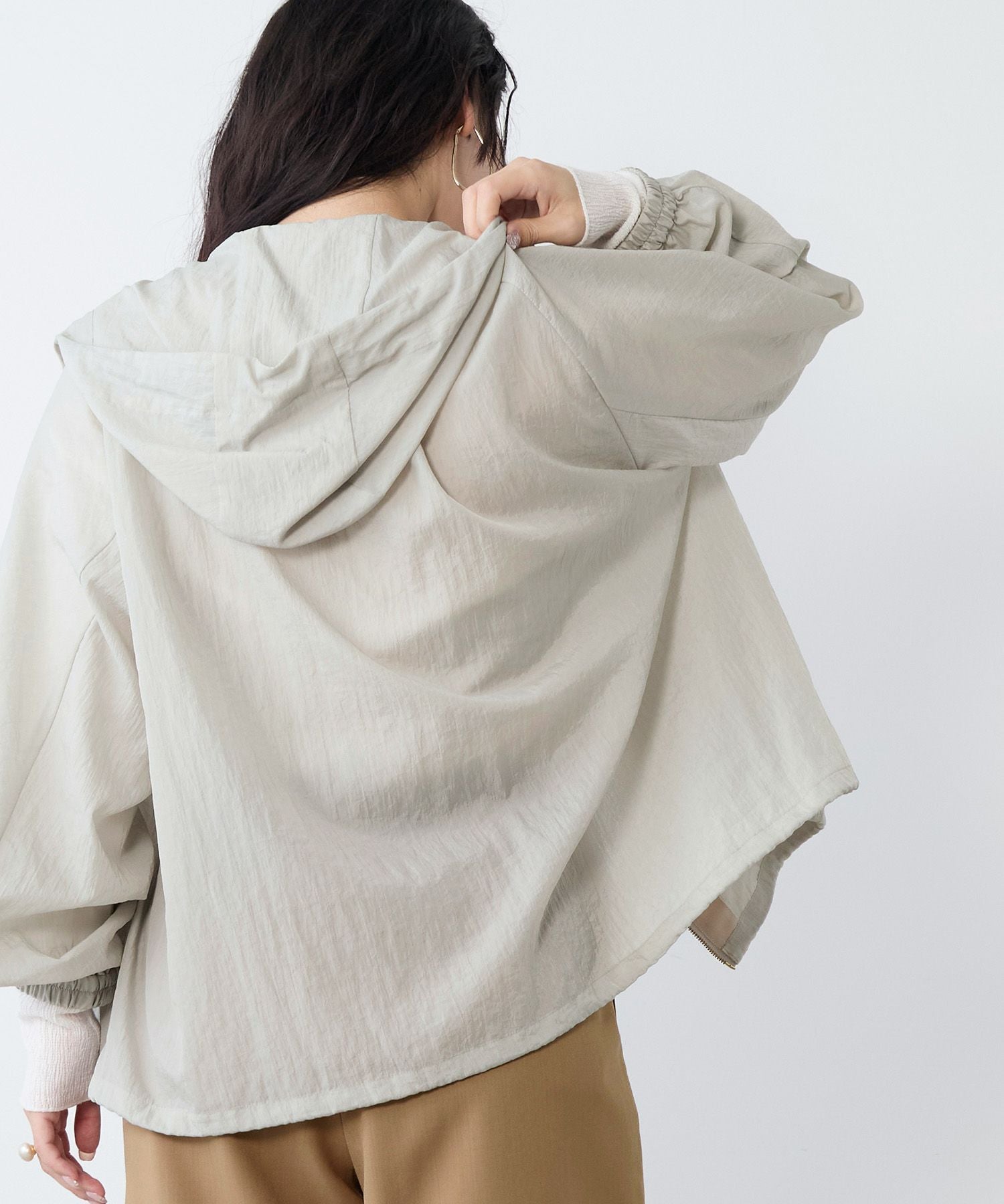 撥水-シアーフーデットブルゾン | MICA&DEAL ONLINE STORE