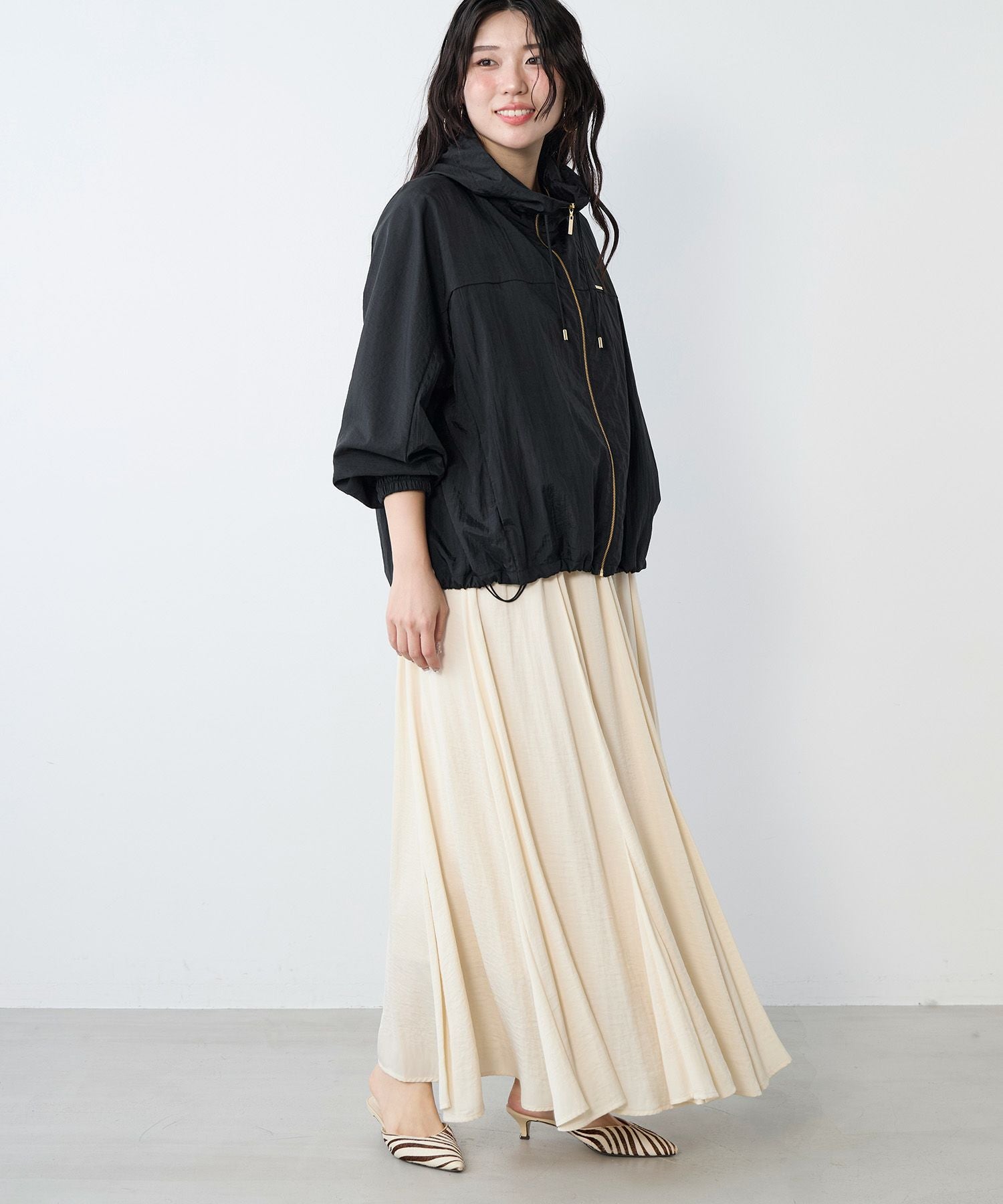 撥水-シアーフーデットブルゾン | MICA&DEAL ONLINE STORE