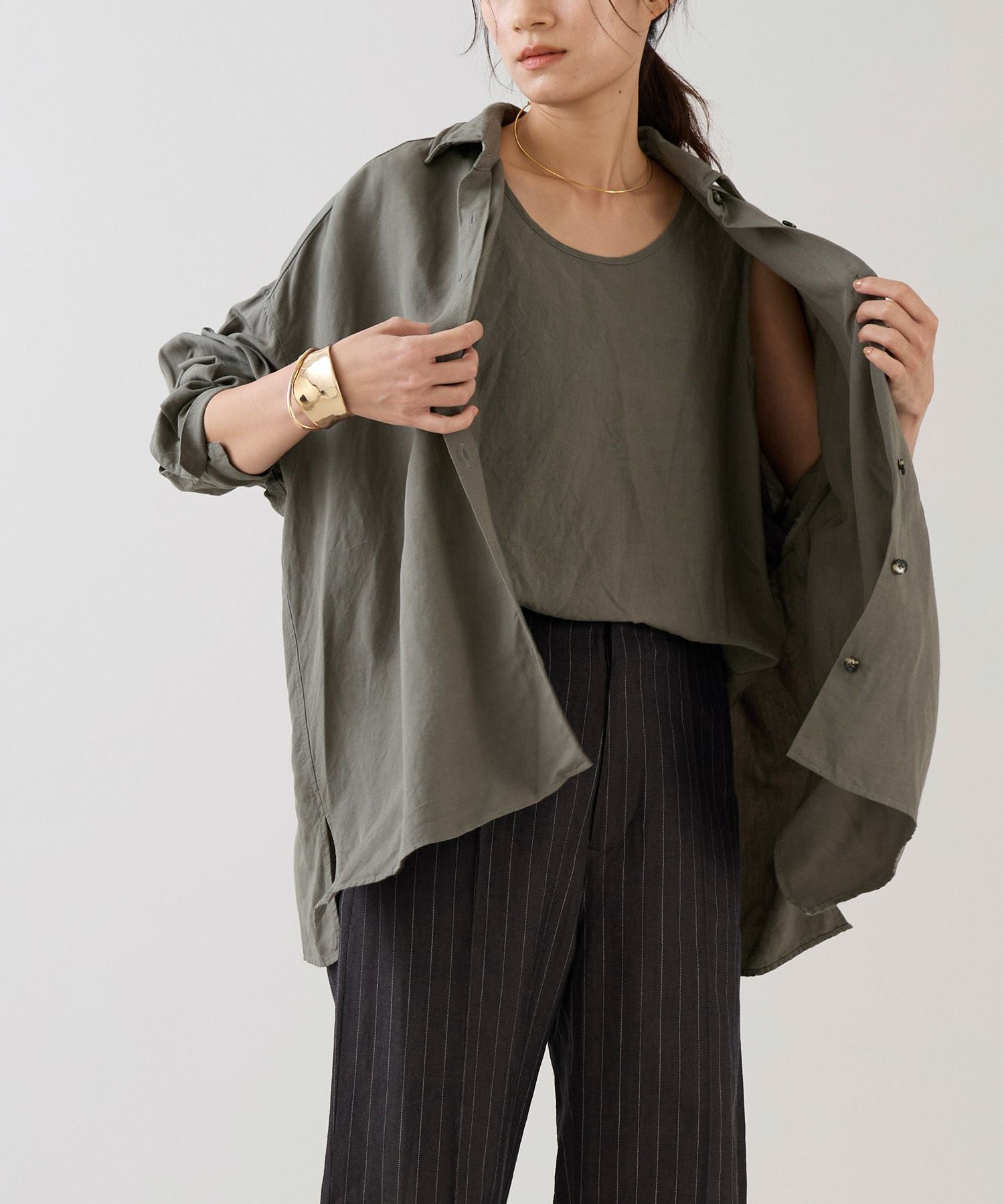 marmors】wire shirt + tank top | MICA&DEAL ONLINE STORE