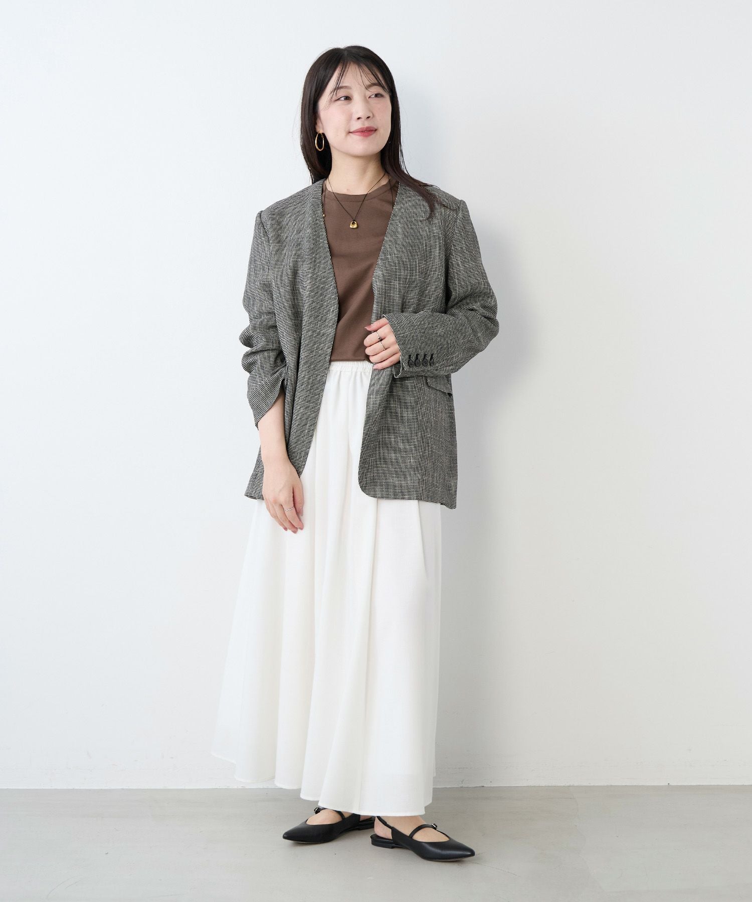 【新品】MICA&DEAL接触冷感ビッグシルエットT-shirt 接触冷感/UVカット-ワンポイント刺繍T-shirt | MICA&DEAL ONLINE STORE