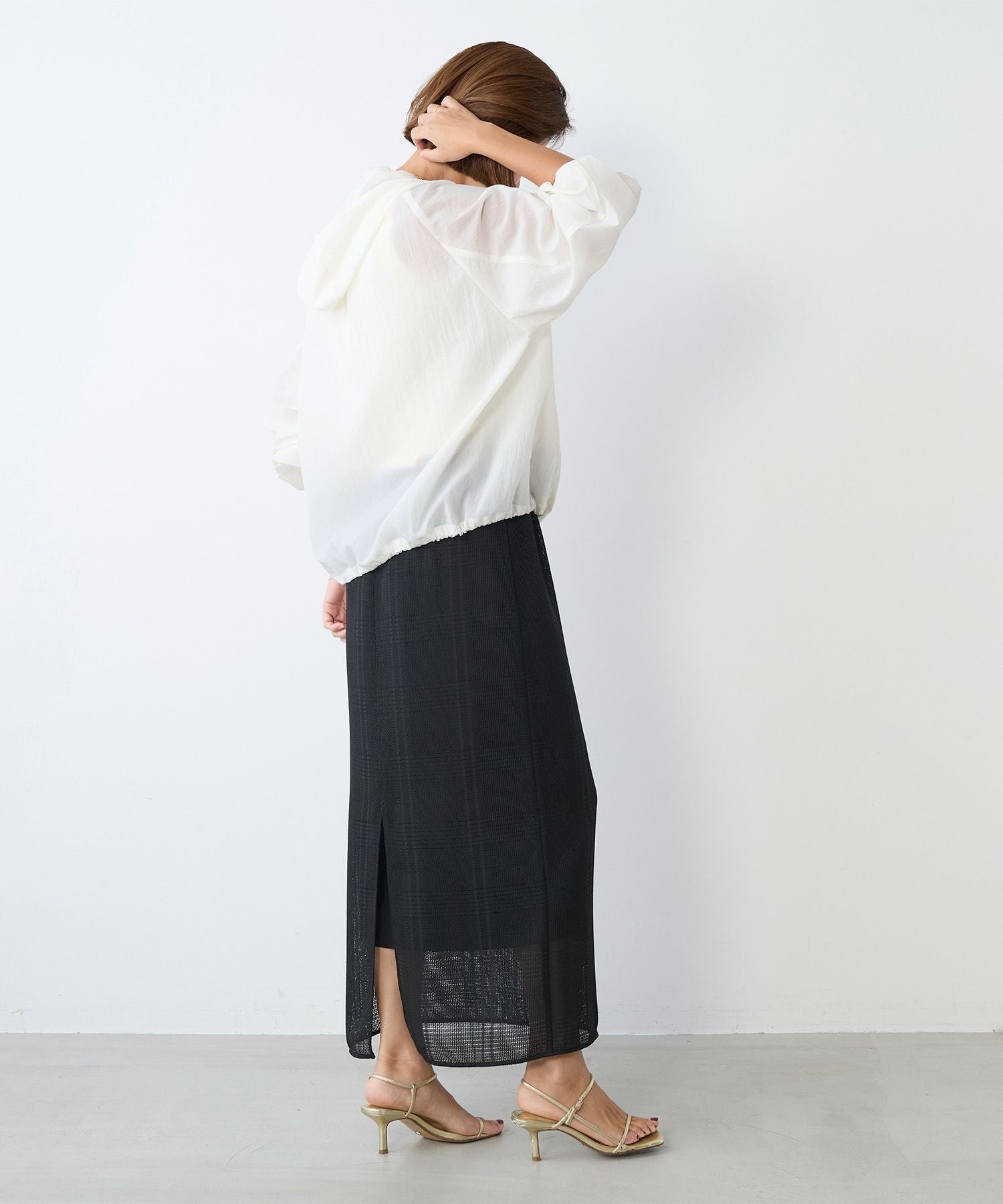 カラミチェックタイトスカート | MICA&DEAL ONLINE STORE