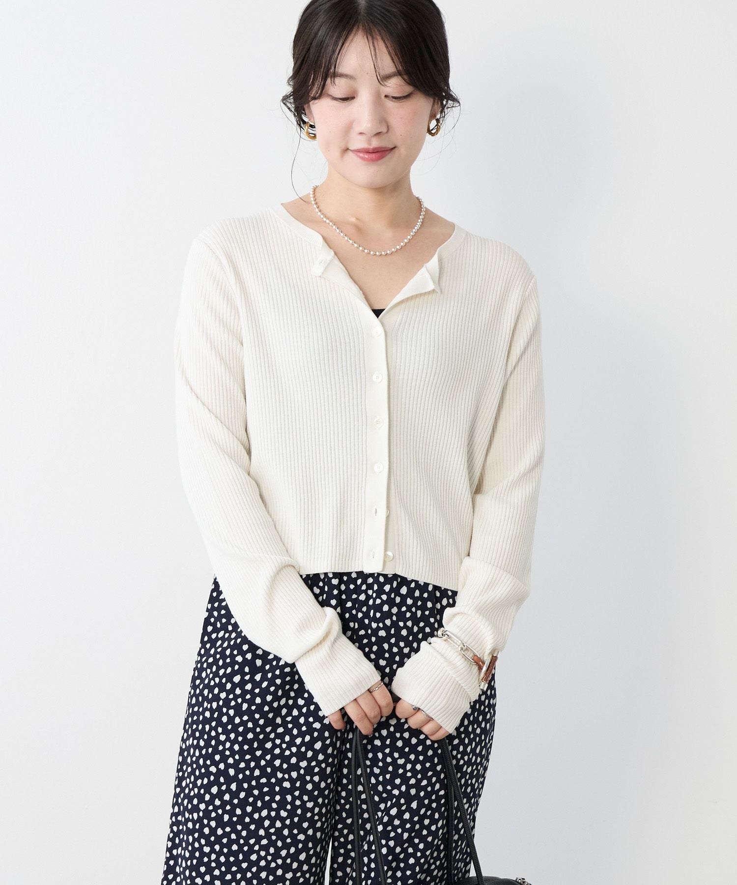30%off]リブショートカーディガン | MICA&DEAL ONLINE STORE