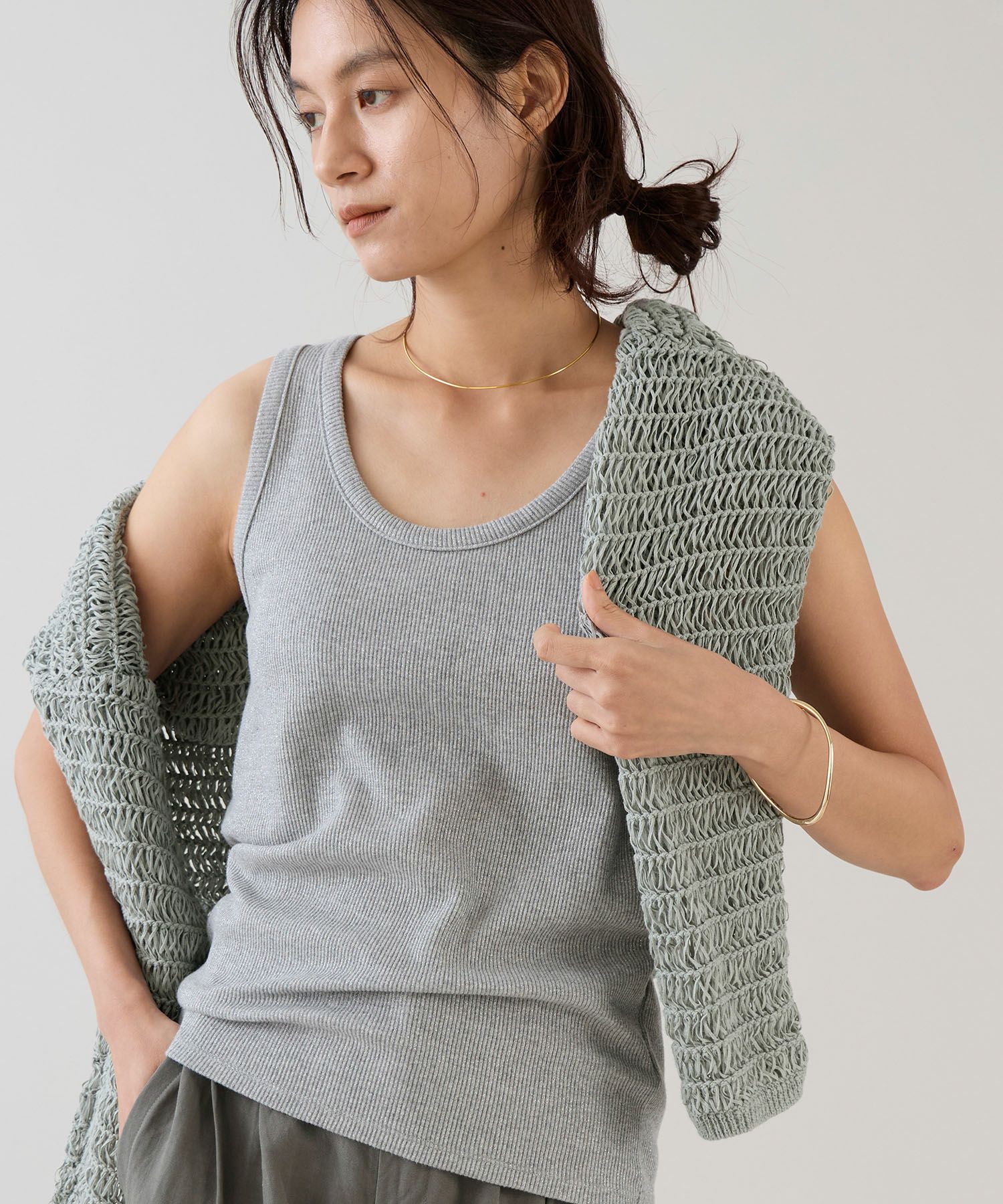 marmors】glitter basic tanktop | MICA&DEAL ONLINE STORE