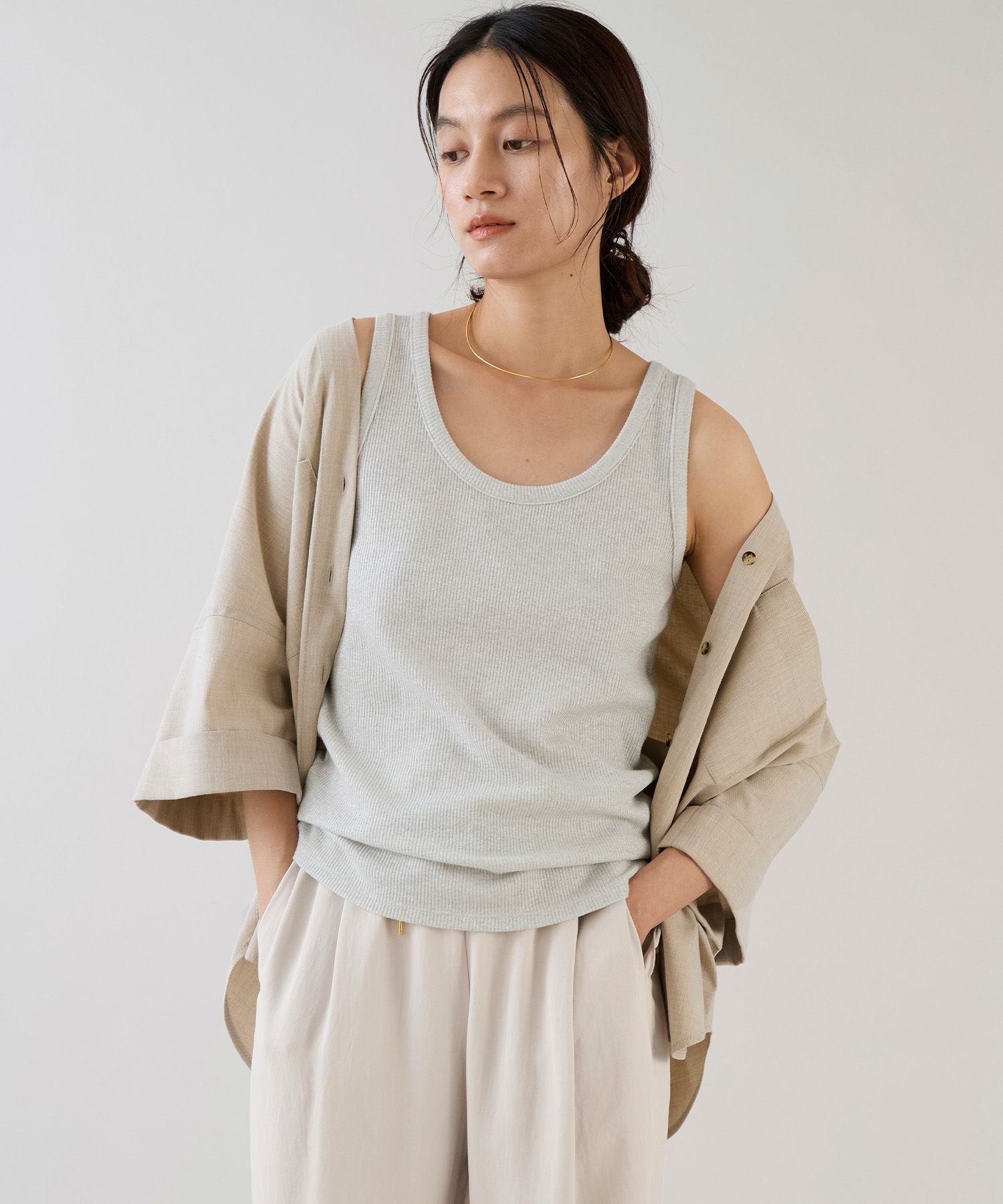 marmors】glitter basic tanktop | MICA&DEAL ONLINE STORE