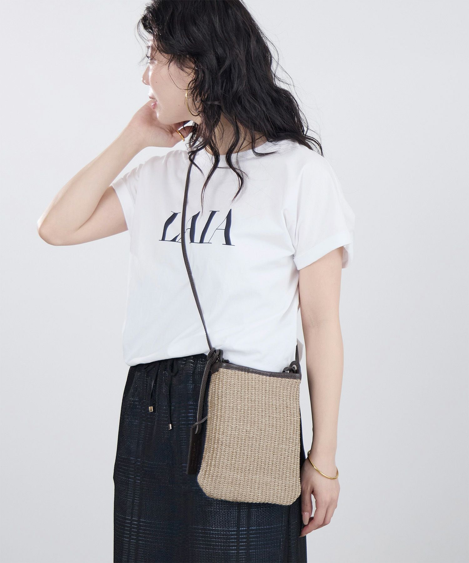 40%off]【MARCO MASI】ラフィア風ショルダーミニバッグ | MICA&DEAL