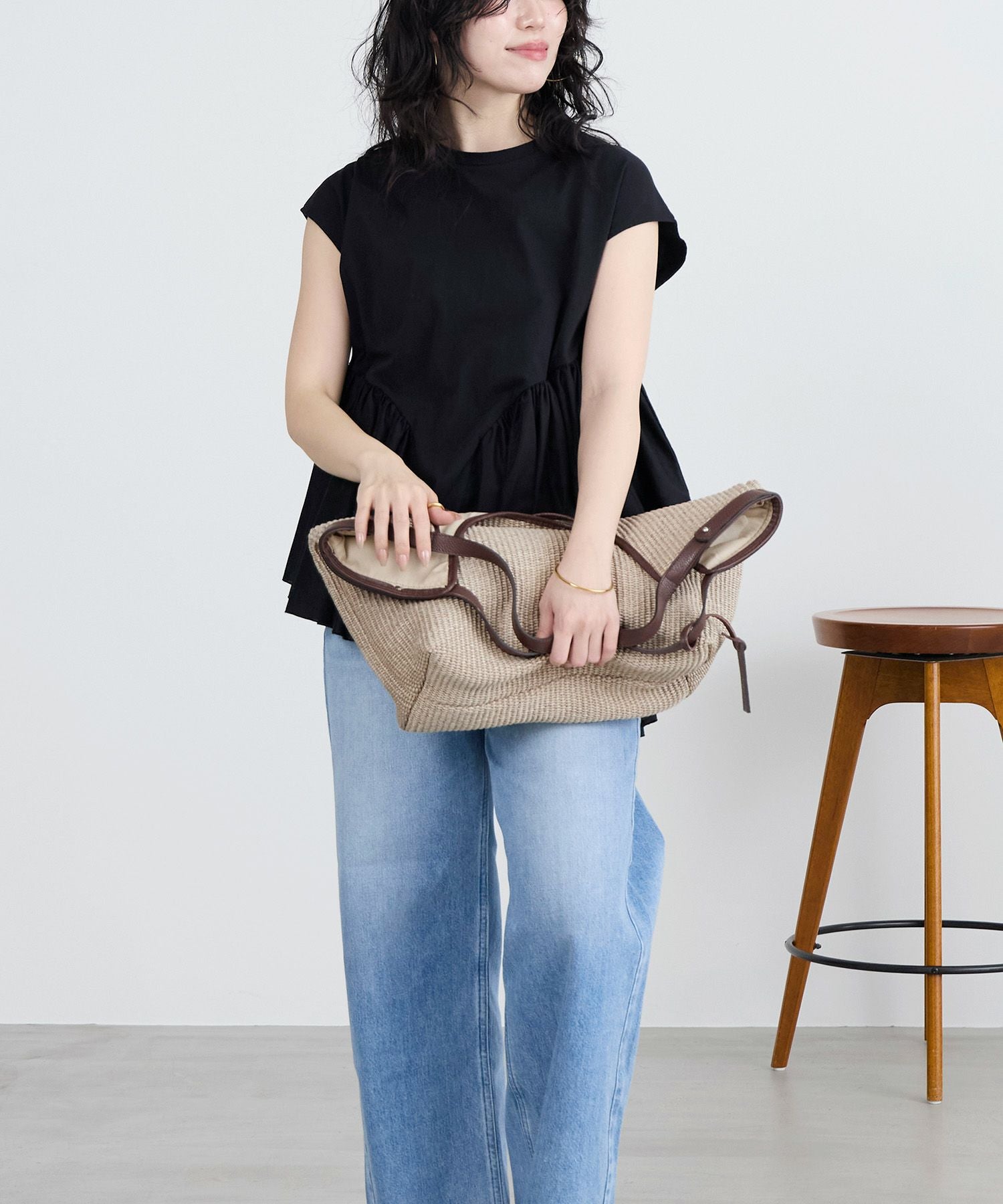 30%off]【MARCO MASI】ラフィア風ハンドバッグ | MICA&DEAL ONLINE STORE