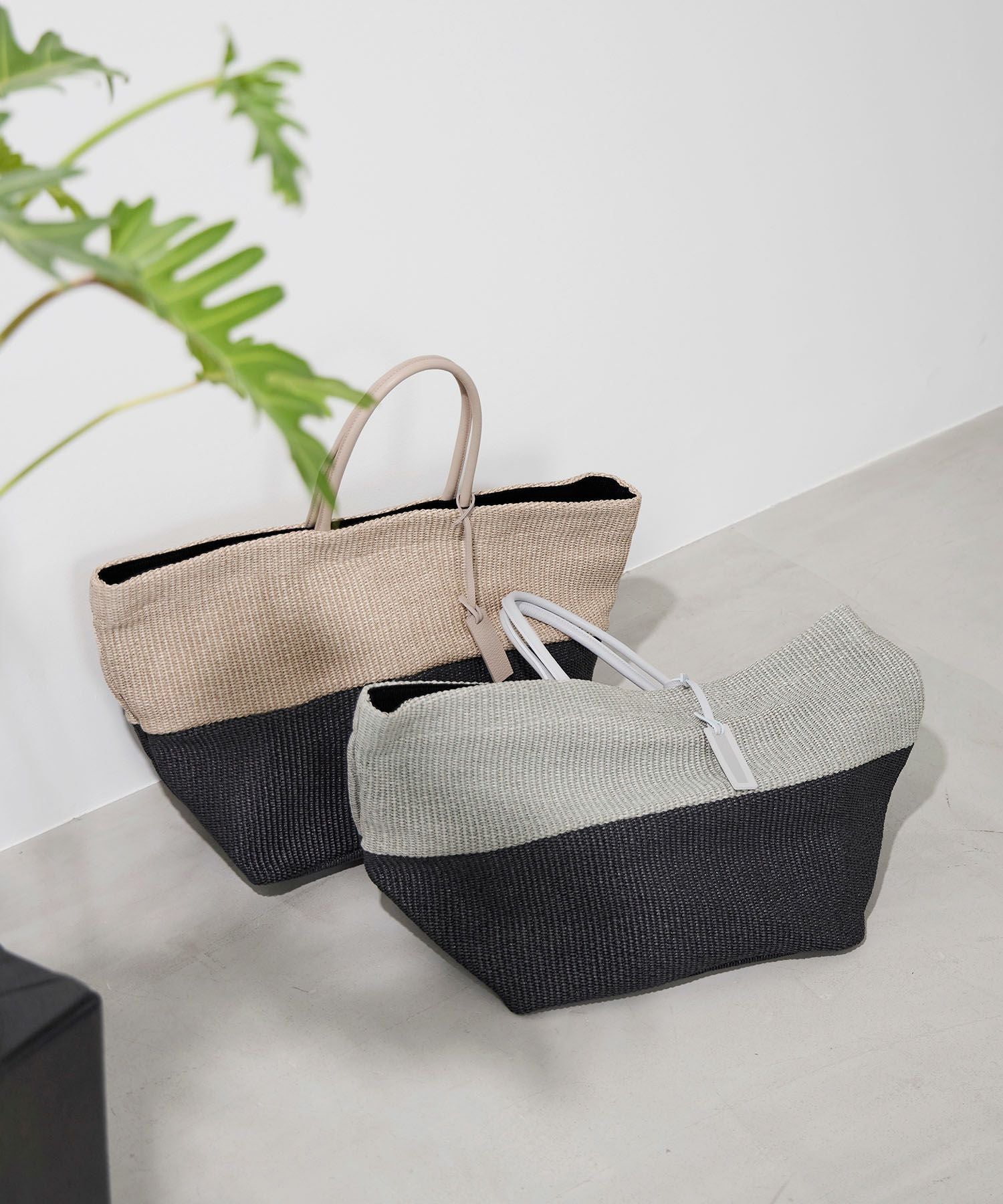 MARCO MASI】ラフィア風バイカラーバッグ | MICA&DEAL ONLINE STORE
