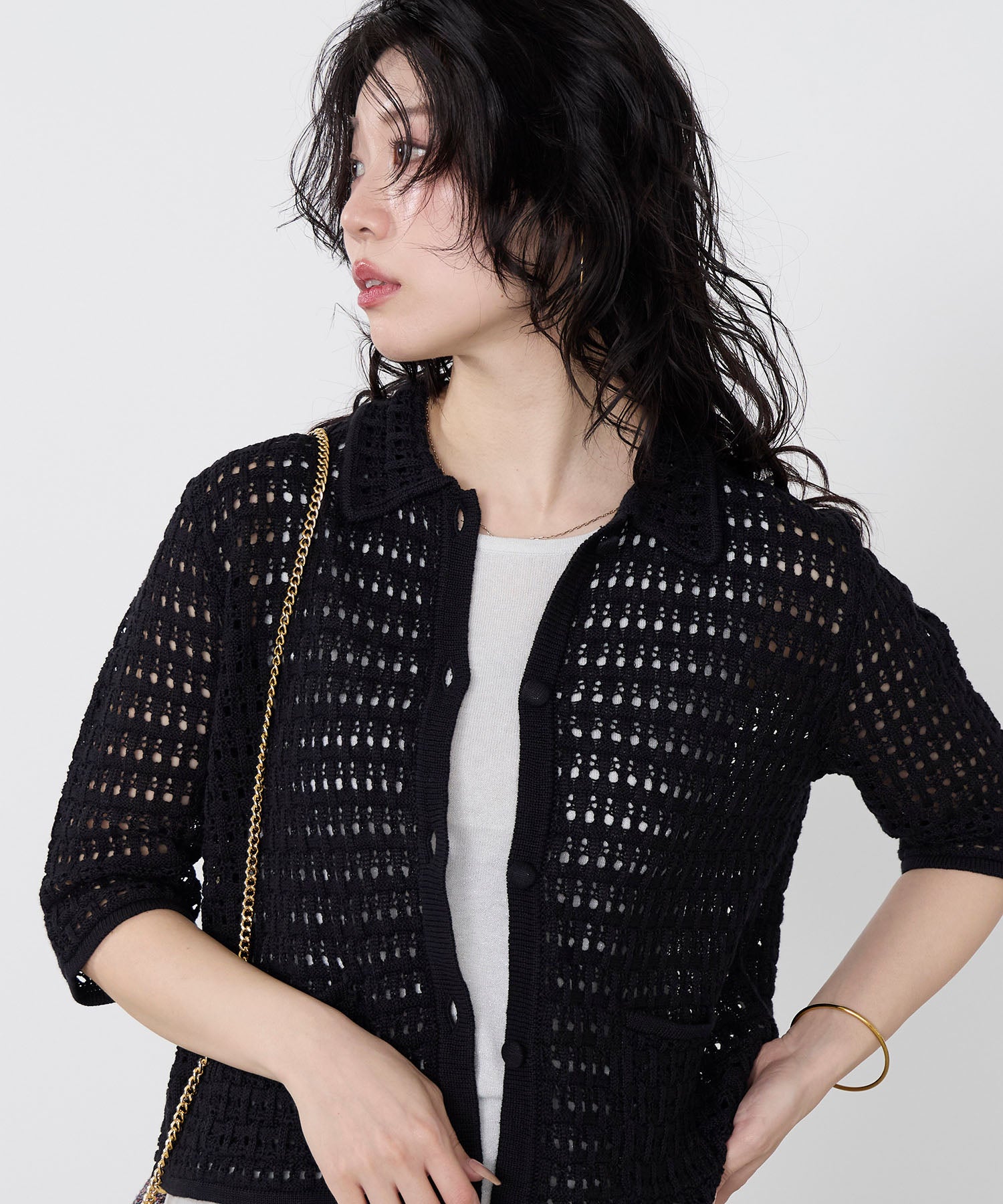 Traditional Weatherwear モヘアカーディガン S Traditional Weatherwear】ニットレースカーディガン | MICA&DEAL