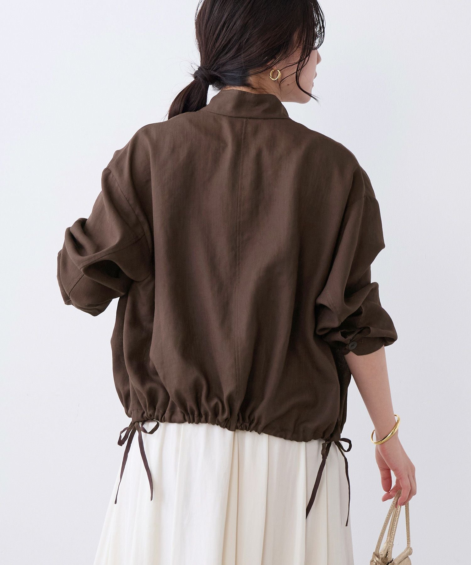 スタンドカラーシアーブルゾン | MICA&DEAL ONLINE STORE