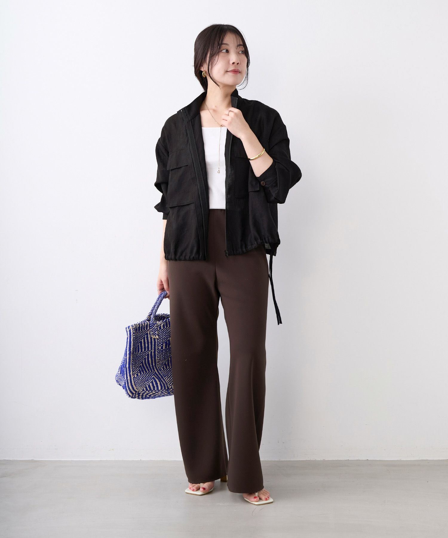 スタンドカラーシアーブルゾン | MICA&DEAL ONLINE STORE