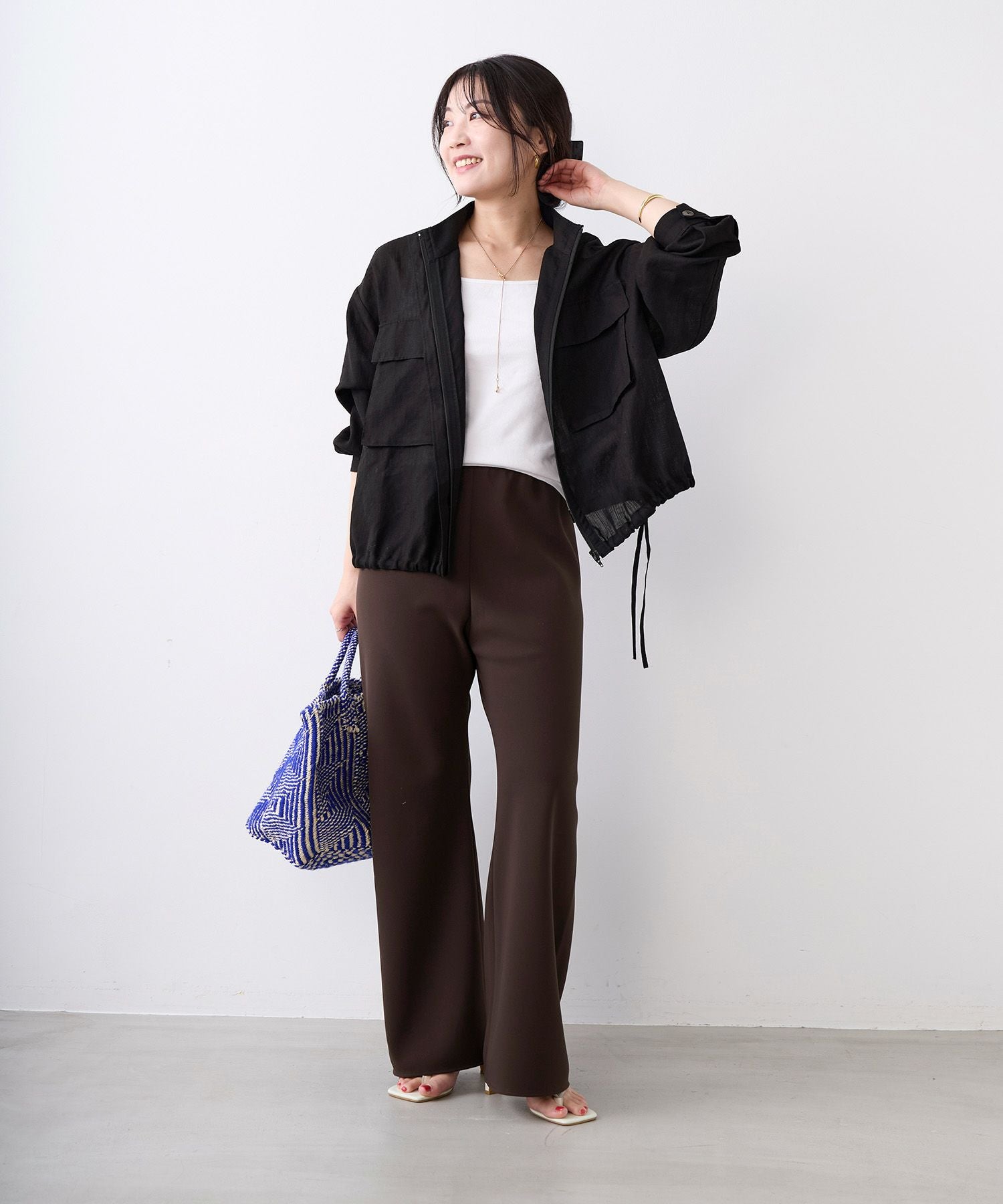 スタンドカラーシアーブルゾン | MICA&DEAL ONLINE STORE