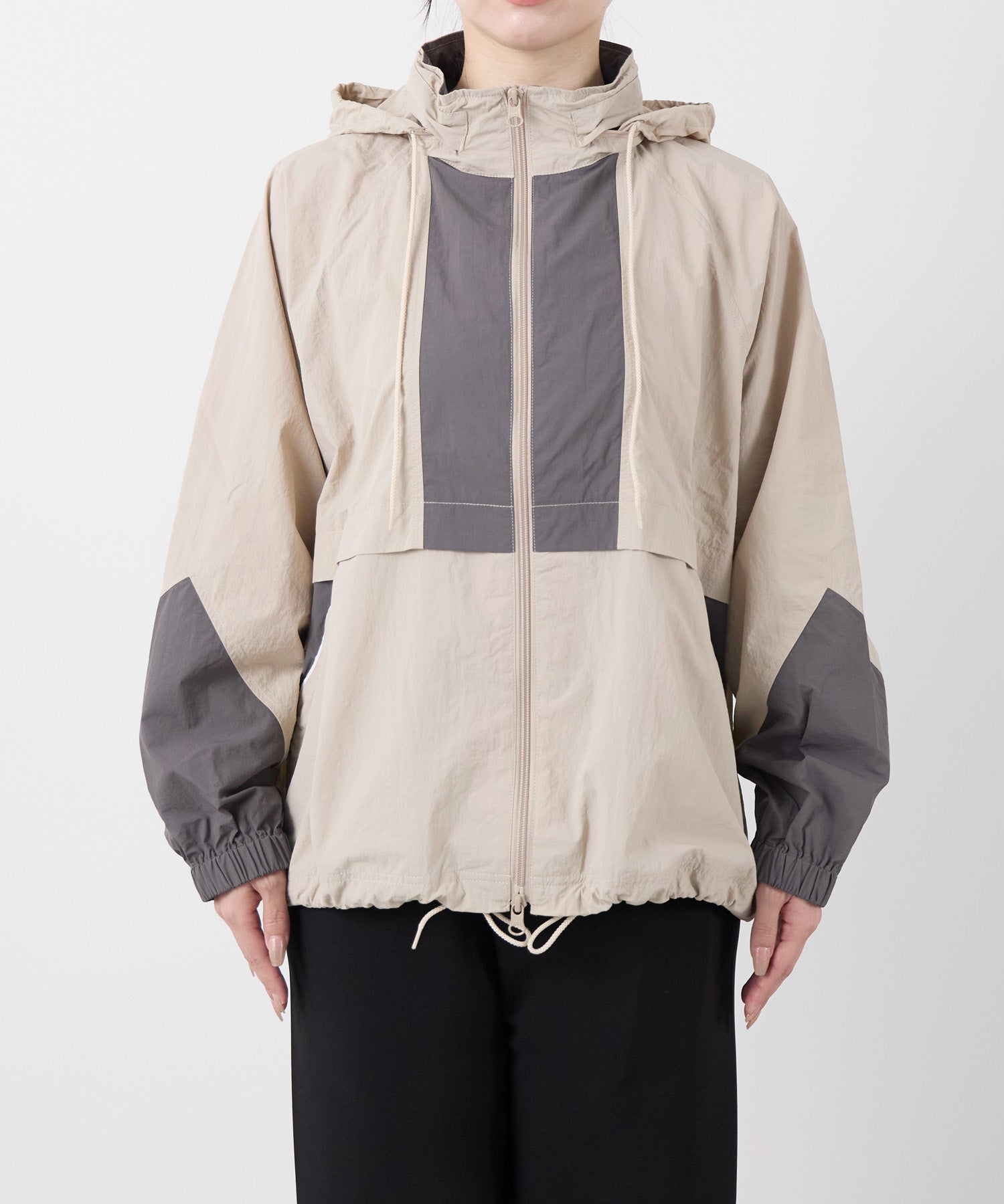 ココ&リリ　新品　MICA&DEAL ノーカラー　ブルゾン　アウター UMBRO×MICA&DEAL】配色ナイロンブルゾン | MICA&DEAL ONLINE STORE