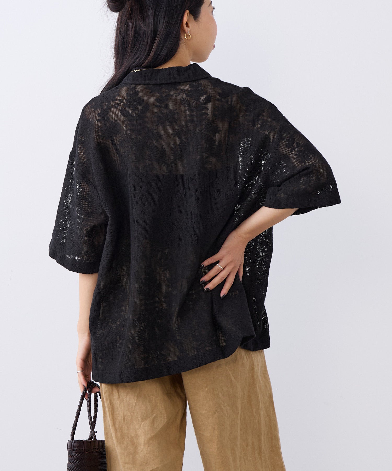 30%off]インドレースオープンカラーシャツ | MICA&DEAL ONLINE STORE