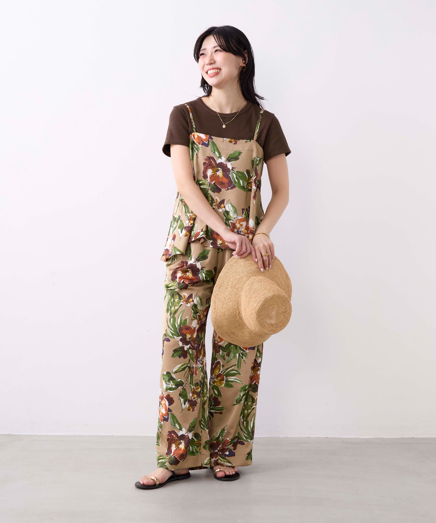 フラワープリント キャミソール フラワープリントキャミソール | MICA&DEAL ONLINE STORE