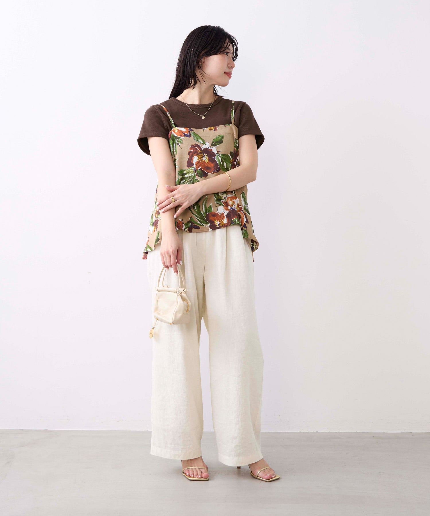 フラワープリントキャミソール | MICA&DEAL ONLINE STORE
