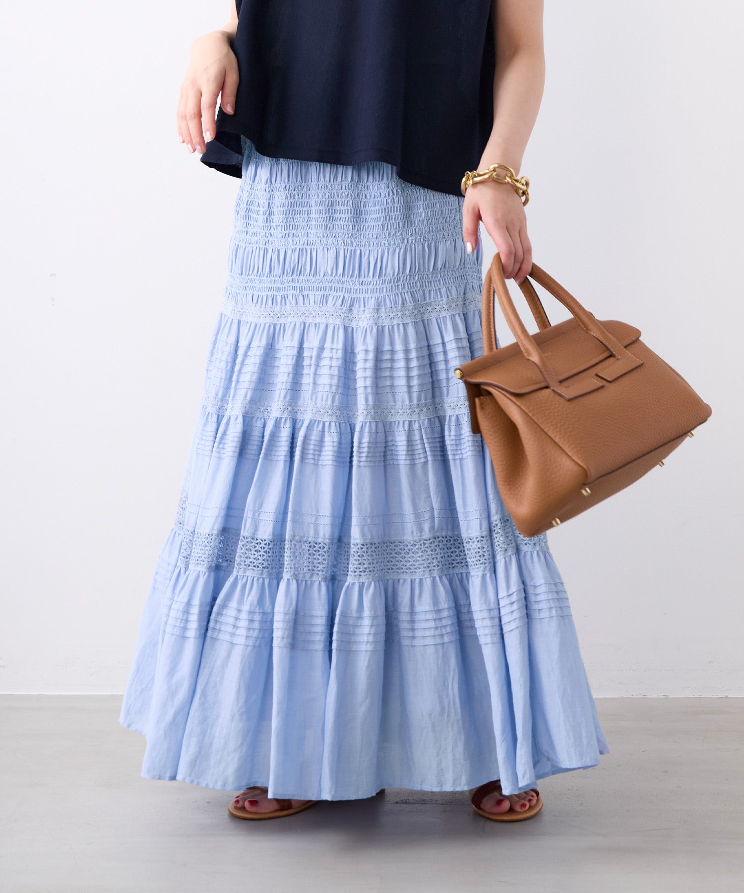 インドレースティアードスカート | MICA&DEAL ONLINE STORE