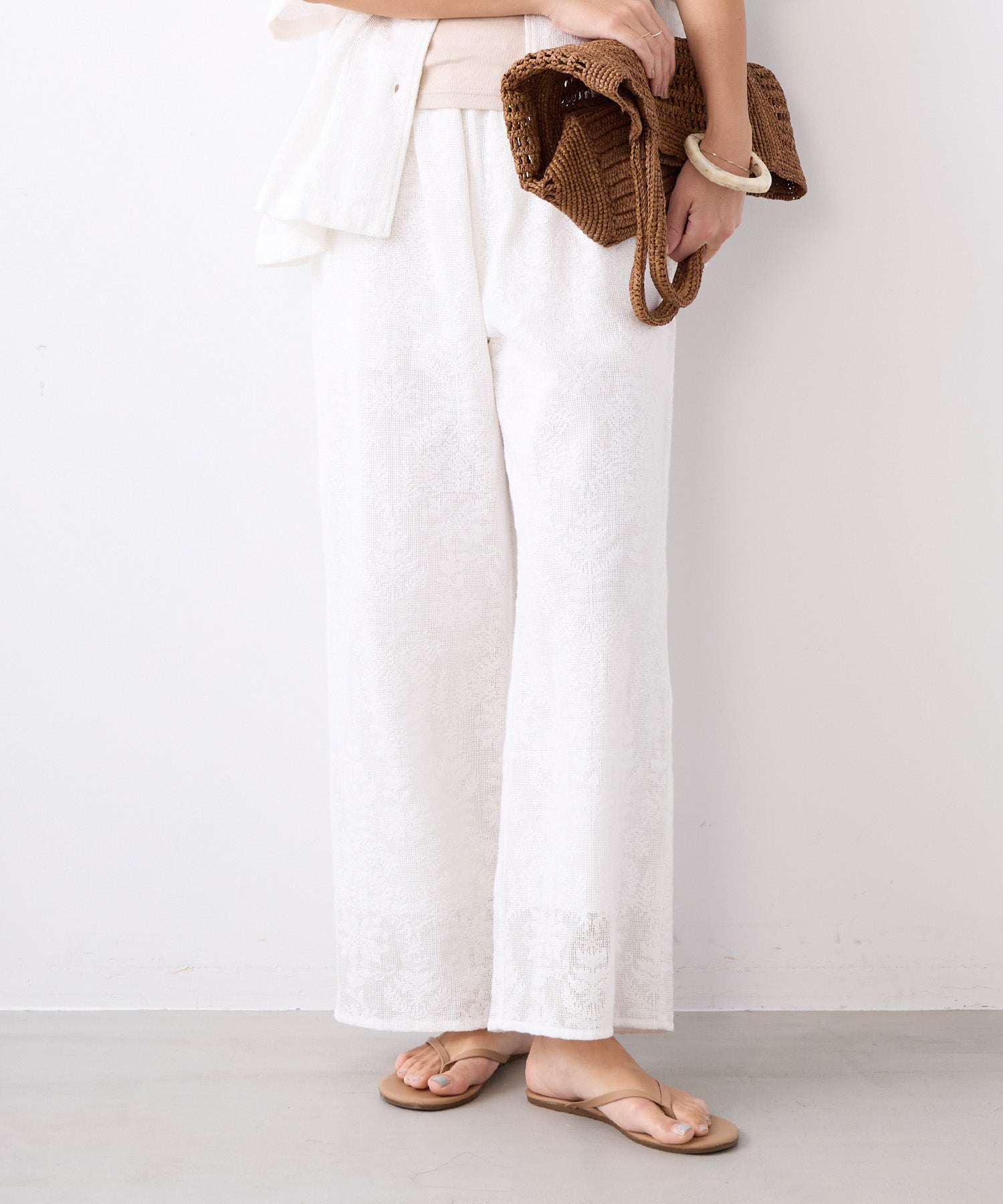 インドレースワイドパンツ | MICA&DEAL ONLINE STORE