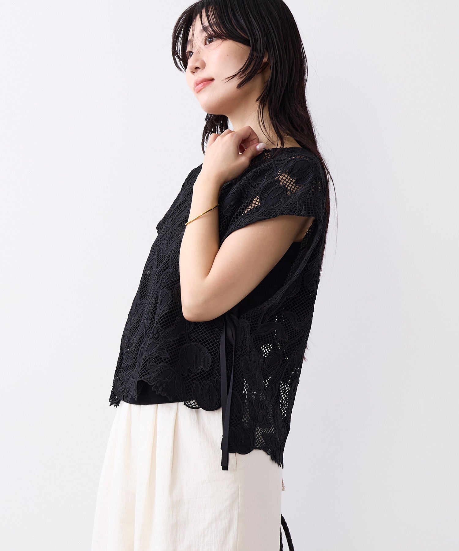 レースポンチョブラウス | MICA&DEAL ONLINE STORE