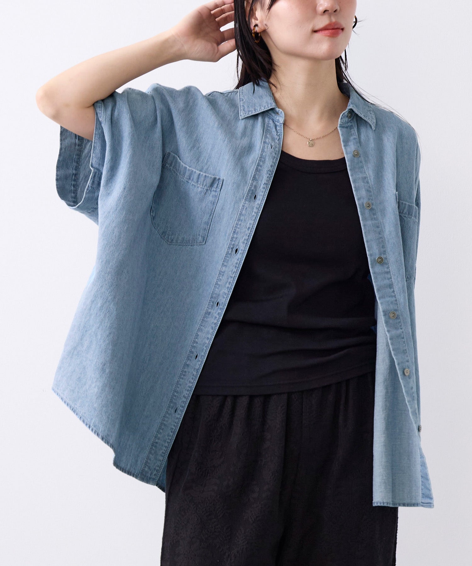 ユニオンランチドルマンスリーブ DOLMAN SLEEVE DRAPE TOP / ドルマンスリーブドレープトップ
