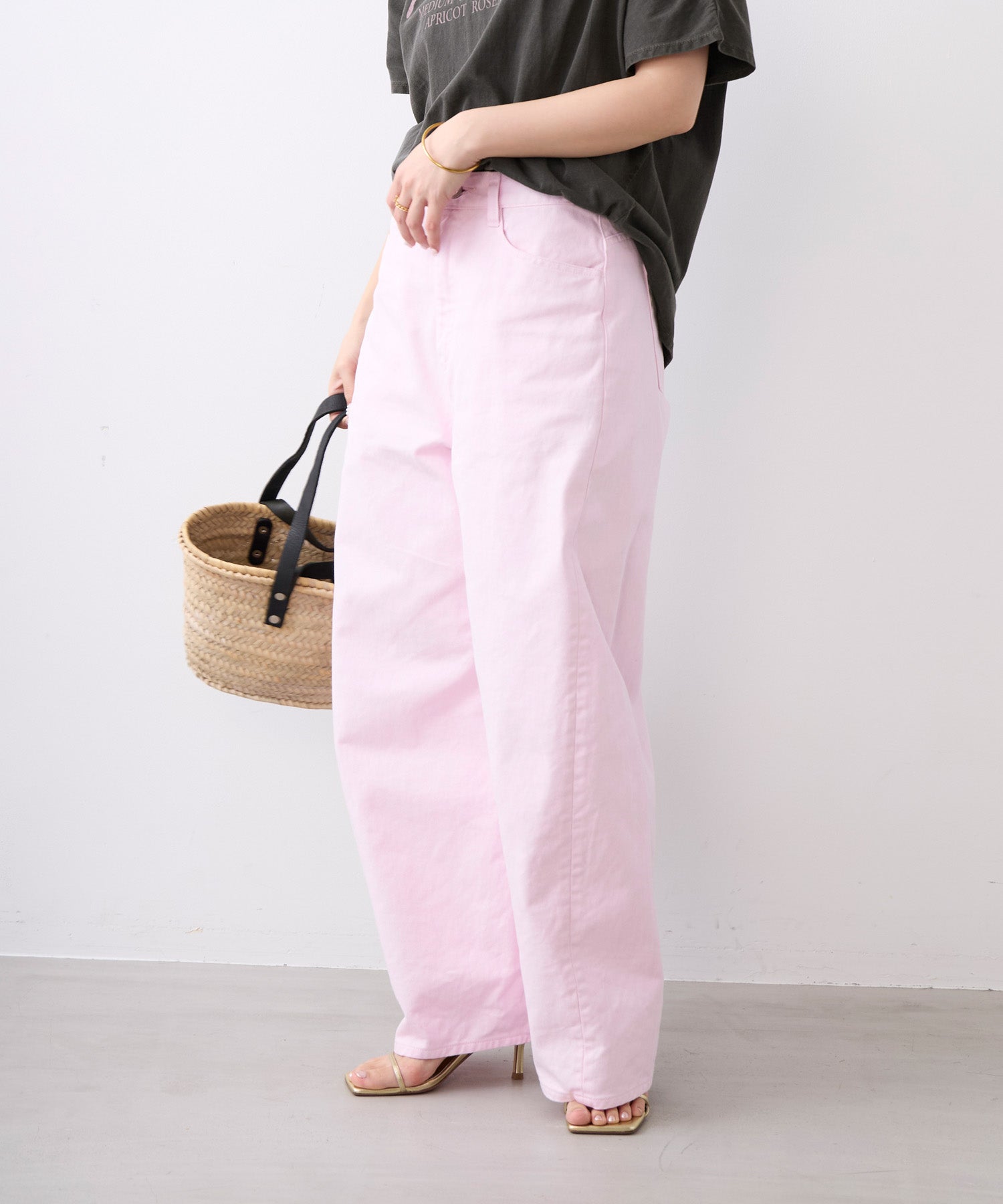 ツイストカラーデニムコクーンパンツ | MICA&DEAL ONLINE STORE
