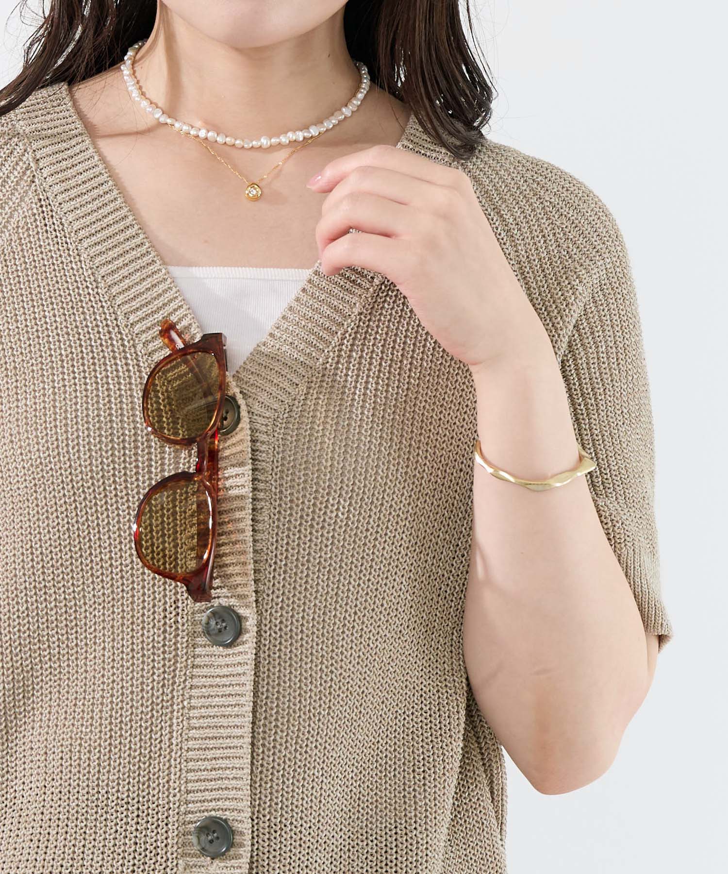 ペーパーヤーンニットカーディガン | MICA&DEAL ONLINE STORE