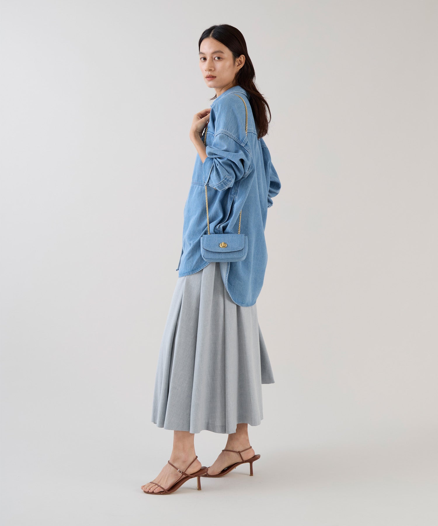 【mare マレ】 Flared Skirt フレアスカート marmors】tuck flare skirt | MICA&DEAL ONLINE STORE