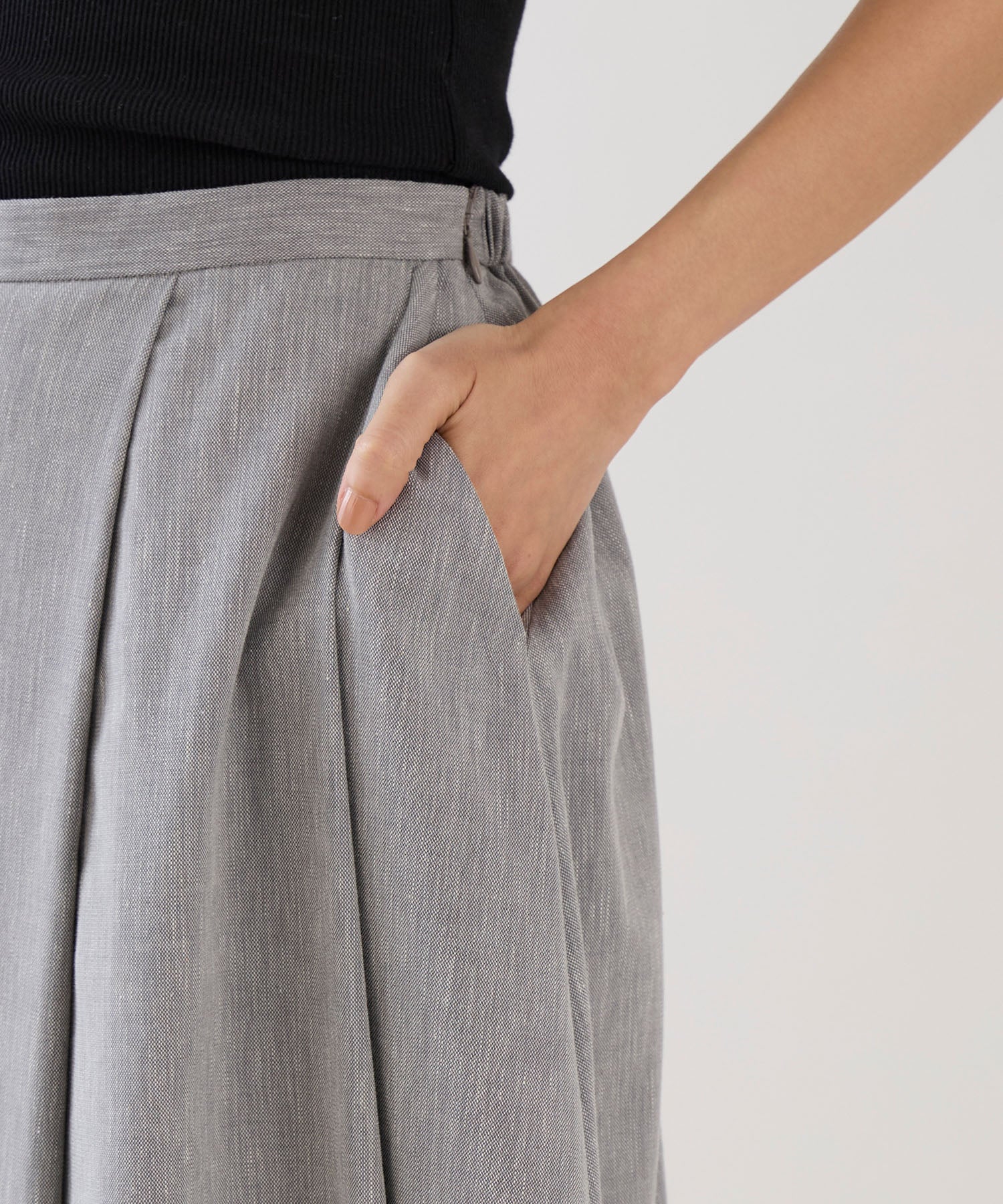 marmors】tuck flare skirt | MICA&DEAL ONLINE STORE
